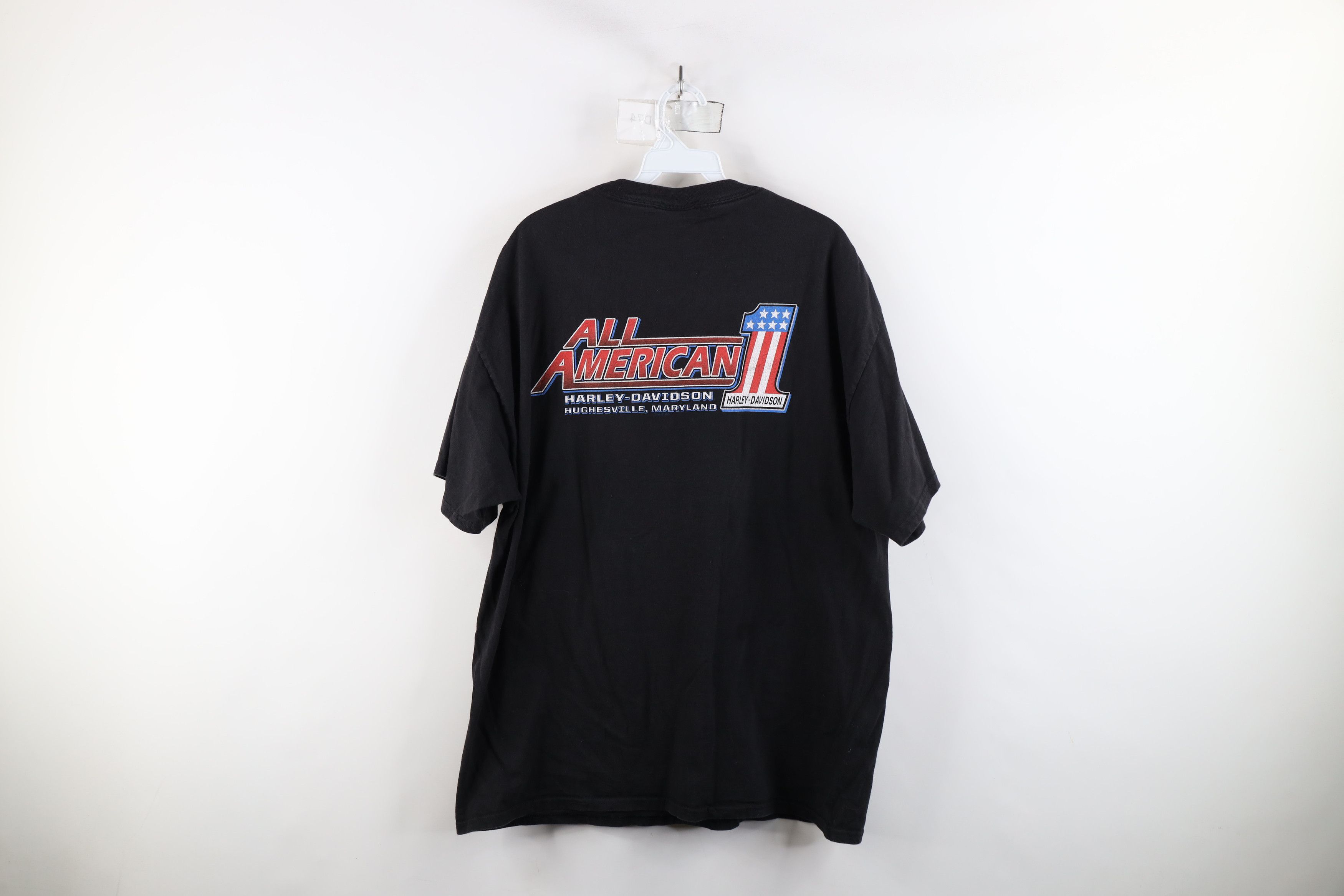 Harley Davidson × Vintage Vintage Harley Davidson All American Steel Plate T-Shirt Size US XL / EU 56 / 4 - 11 Thumbnail