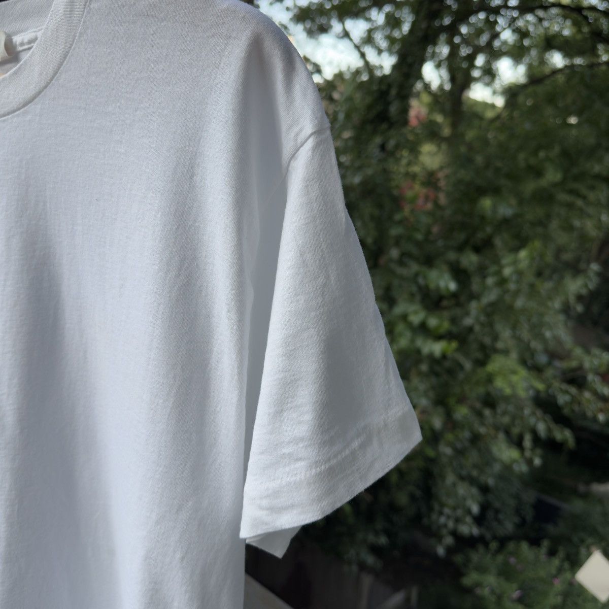 Vintage 80s Blank White Paper Thin Shirt ERD Grunge Thrashed Faded Size US XL / EU 56 / 4 - 4 Thumbnail