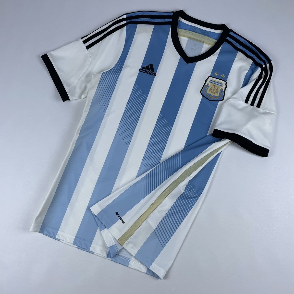 Adidas Vintage Adidas Argentina 2013-14 Home Soccer Jersey Football Size US L / EU 52-54 / 3 - 5 Thumbnail