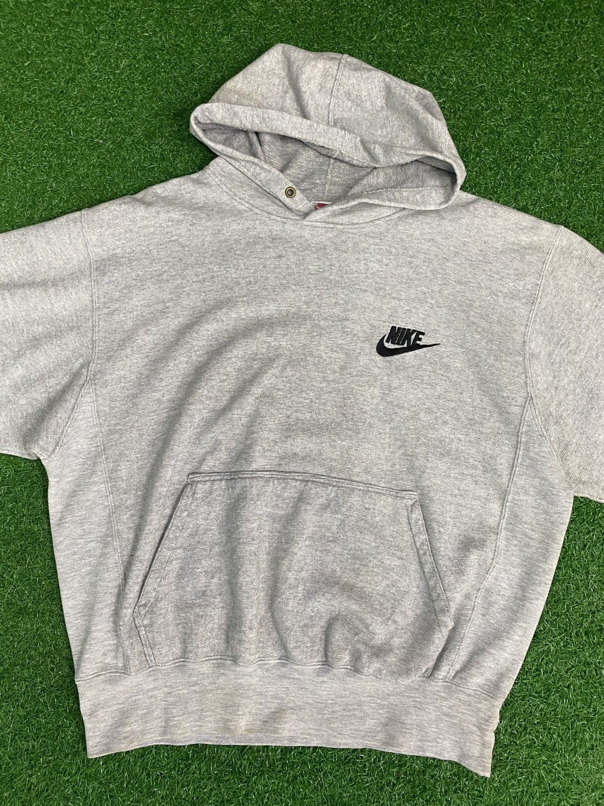 Nike × Vintage Vintage 90’s Nike Hoodies Size US XL / EU 56 / 4 - 3 Thumbnail
