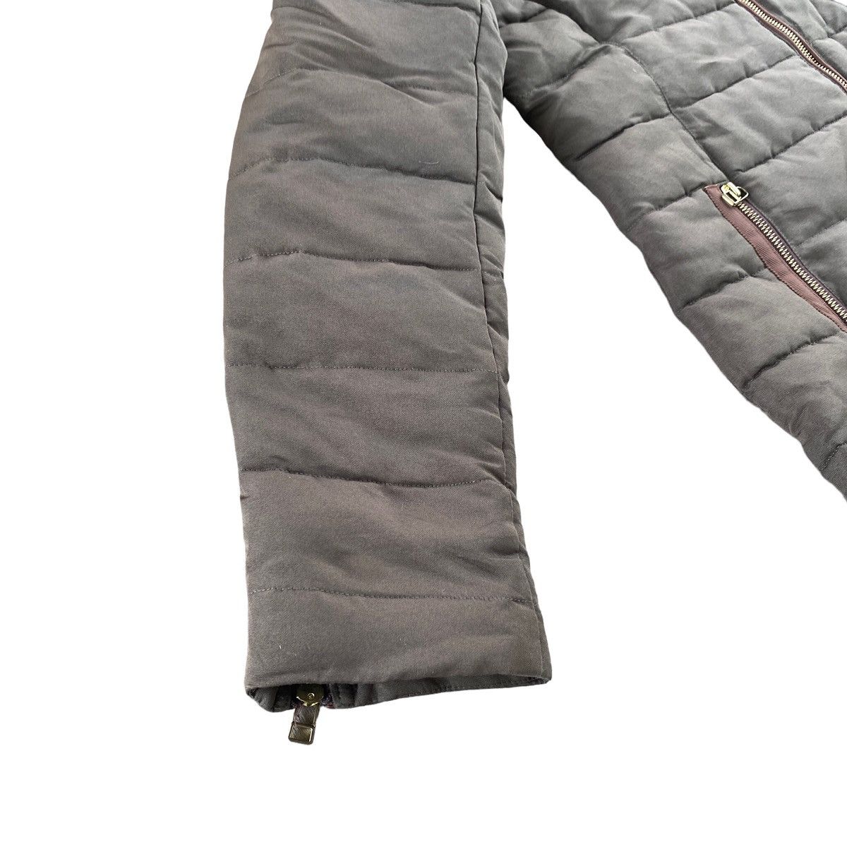 Japanese Brand Kirkas Zip Up Down Jacket Size S / US 4 / IT 40 - 4 Thumbnail
