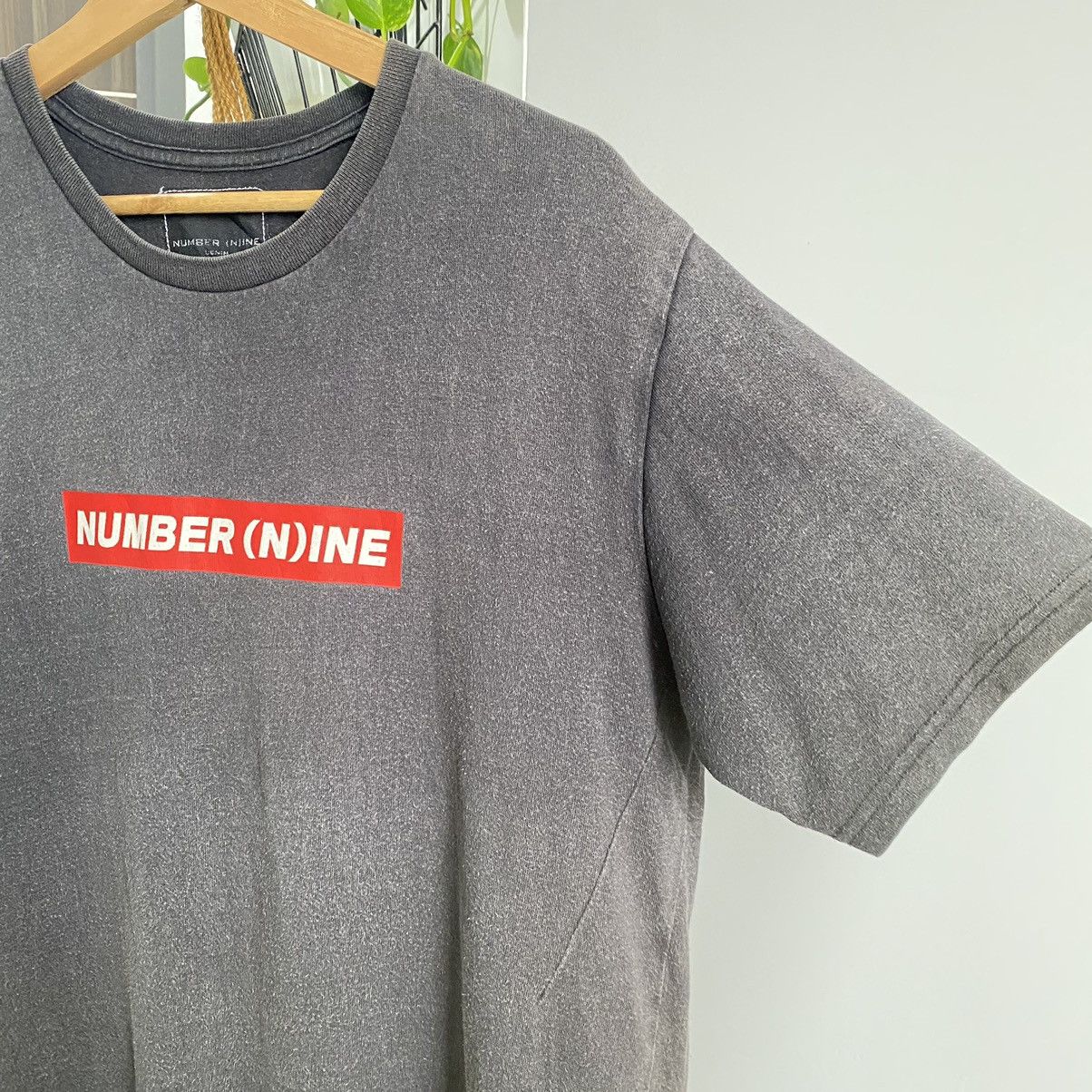 Number (N)ine 💥SICK💥Thrashed Faded Number Nine Brand ERD GRUNGE TSHIRT Size US L / EU 52-54 / 3 - 2 Thumbnail