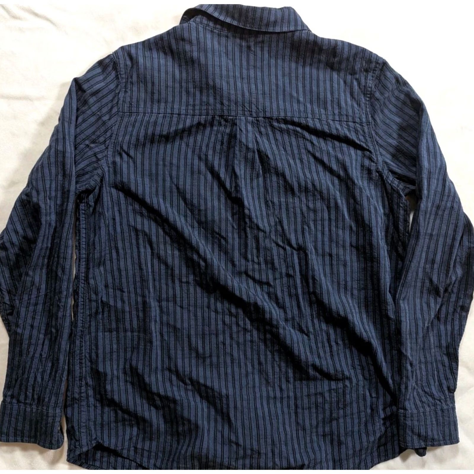 Marine Layer Marine Layer Button-Up Shirt Men Medium Blue L/S 97% Tencel Lyocell Spandex Casual Workwear Size US M / EU 48-50 / 2 - 5 Thumbnail