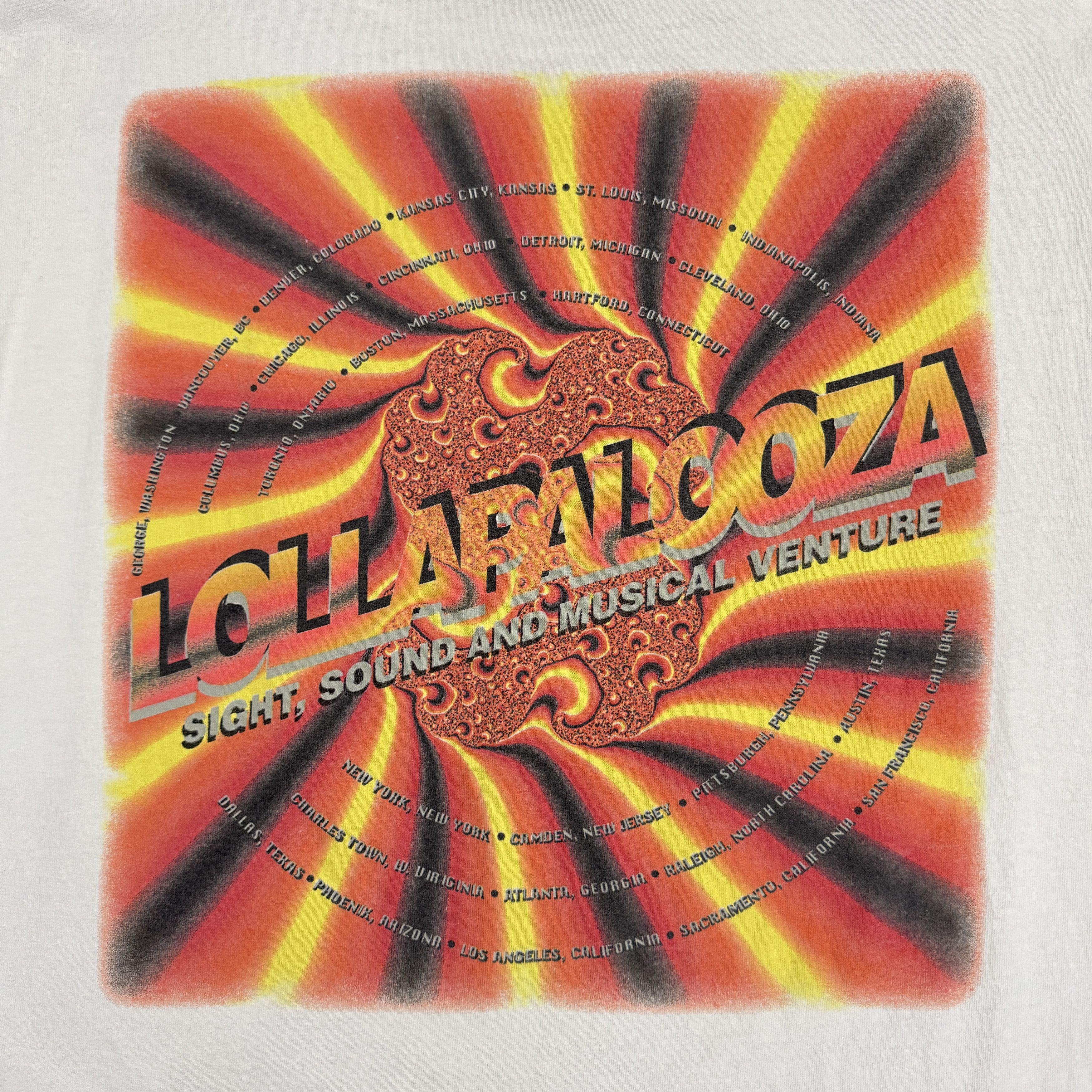 Band Tees Vintage 1995 Lollapalooza Shiva Shirt Size US XL / EU 56 / 4 - 8 Thumbnail