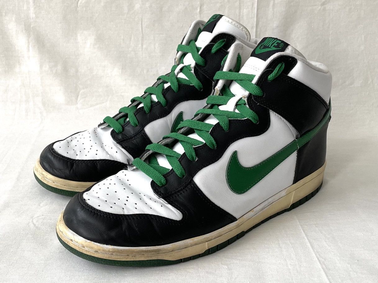 Nike '06 Nike Dunk Hi Pine Green Sneakers 309432-131 Size US 11 / EU 44 - 9 Thumbnail
