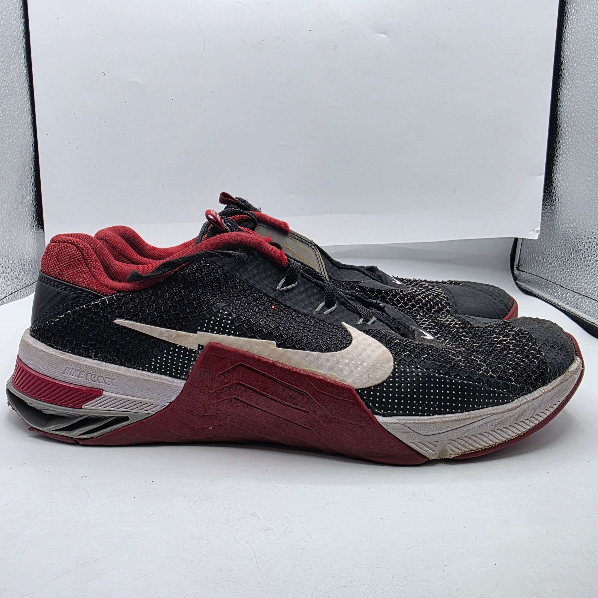 Nike Nike Metcon 7 Mens Size 12 Black Red Training Shoes Athletic Size US 12 / EU 45 - 12 Thumbnail