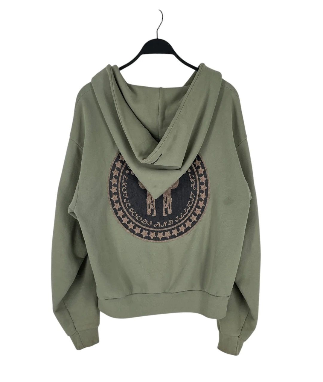 murd333r.fm Justice hoodie sage RARE* Size US M / EU 48-50 / 2 - 2 Thumbnail