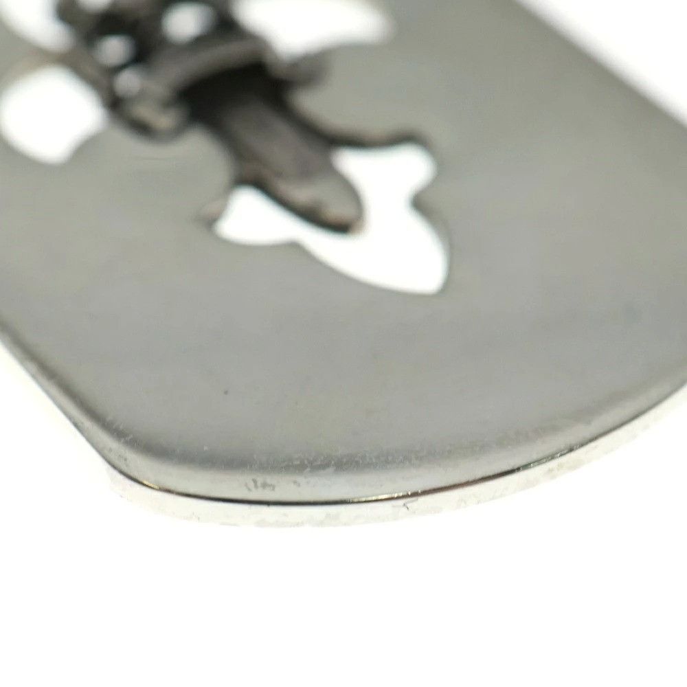 Chrome Hearts CHROME HEARTS CUT OUT FLEUR DAGGER LARGE DOG TAG silver Size ONE SIZE - 6 Thumbnail