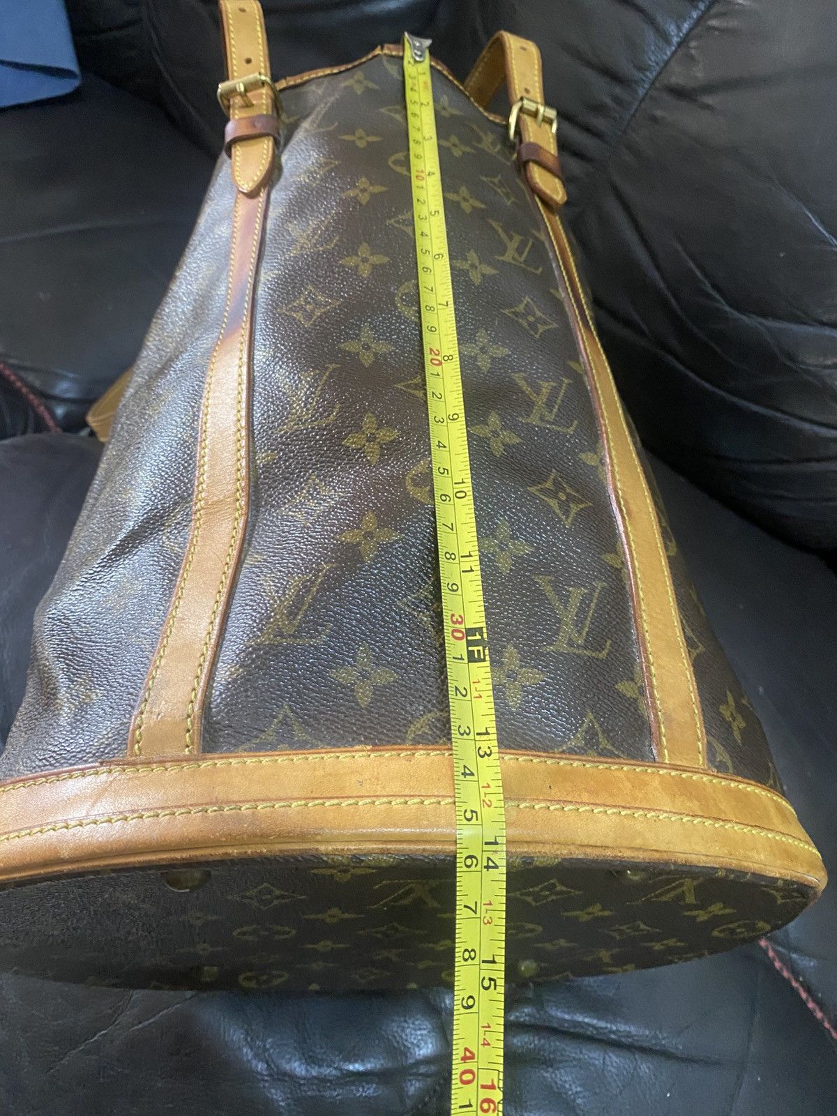 Louis Vuitton Authentic Louis Vuitton Monogram Bucket GM Size ONE SIZE - 12 Thumbnail