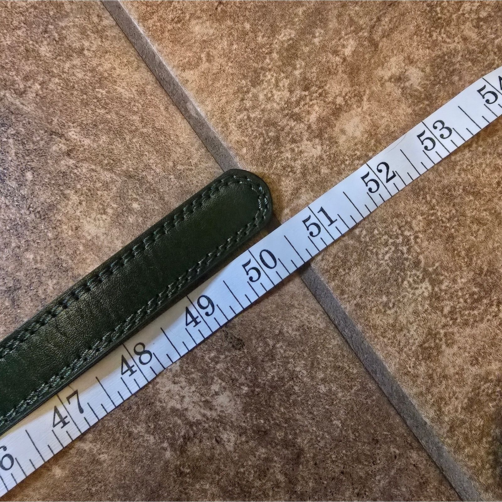 Other Dark Green Thin 50 Model Belt Size ONE SIZE - 3 Thumbnail