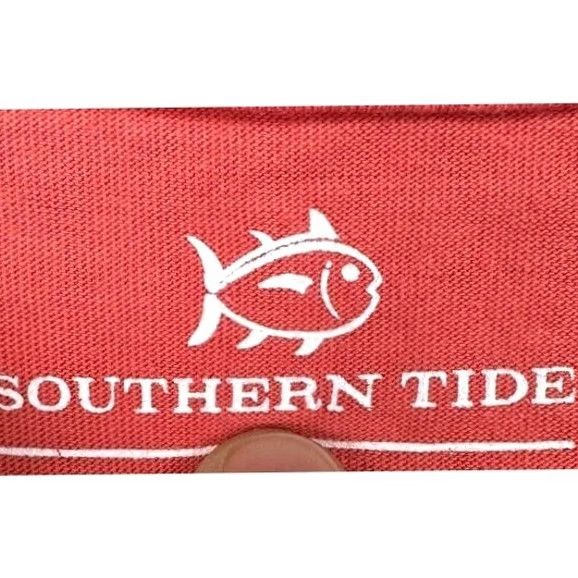 Southern Tide Southern Tide T-Shirt Adult Large Red Peach Graphic Long Sleeve Pocket Tee Mens Size US L / EU 52-54 / 3 - 4 Thumbnail