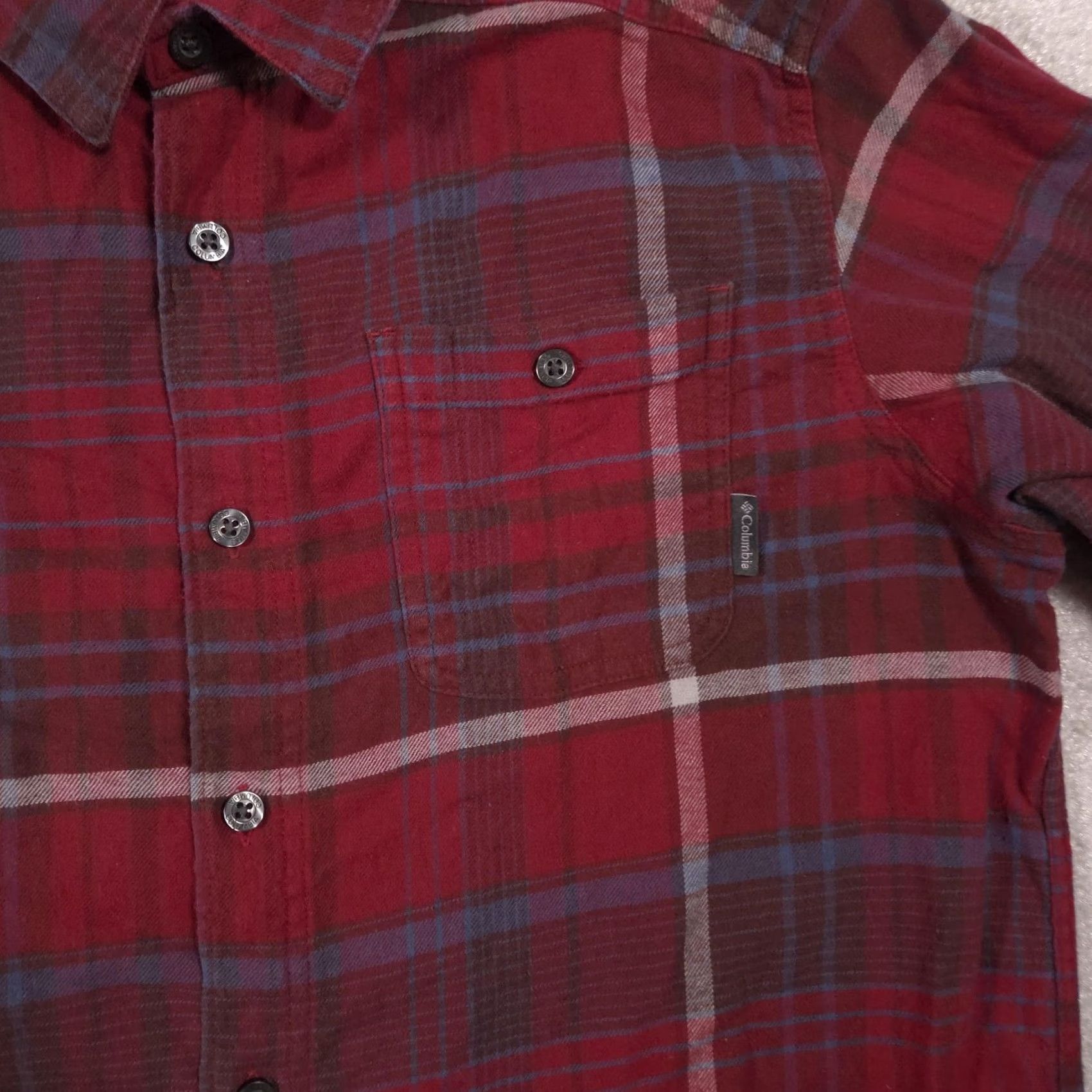 Vintage Columbia Shirt Mens Medium Red Plaid Flannel Button Front Long Sleeve Casual Size US M / EU 48-50 / 2 - 4 Thumbnail
