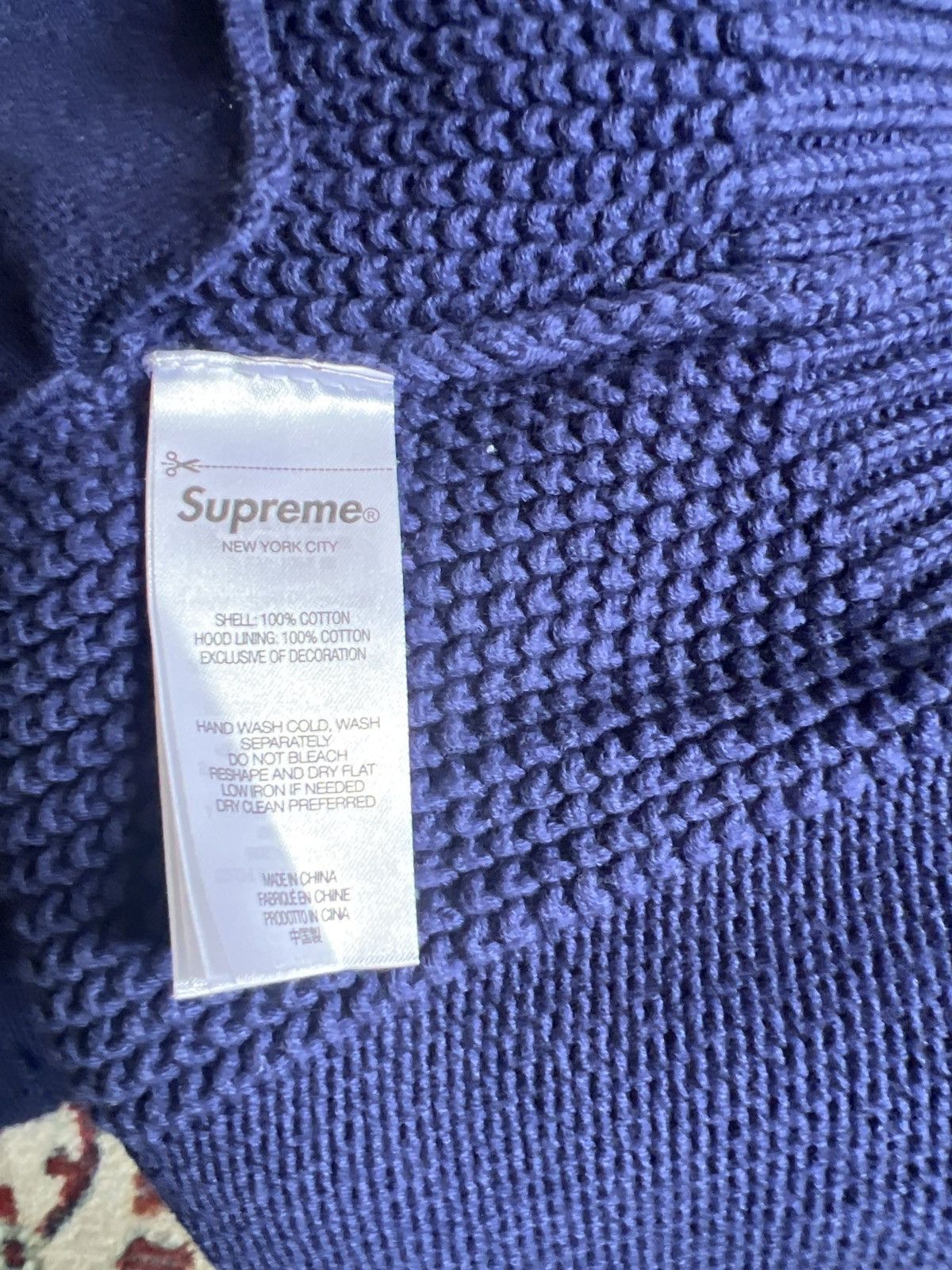 Supreme Supreme Hooded Sports Zip Jacket Blue Size US L / EU 52-54 / 3 - 6 Thumbnail