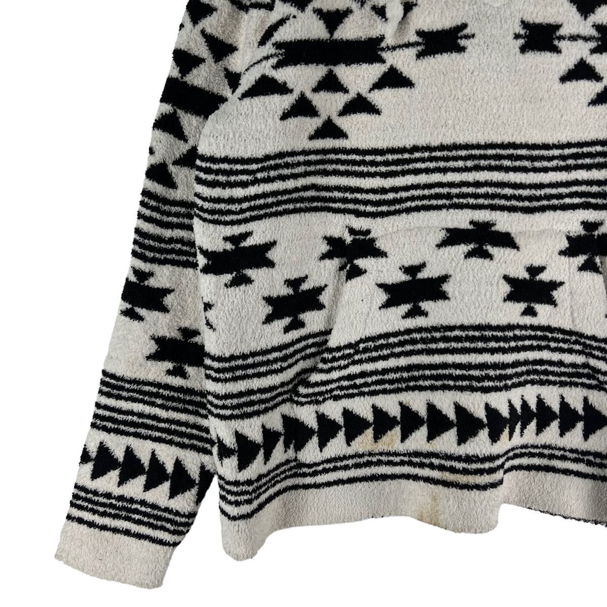 Japanese Brand 🔥VINTAGE FLEECE HOODIE JACKET GASS RICHS NAVAJO AZTEC Size US M / EU 48-50 / 2 - 4 Thumbnail
