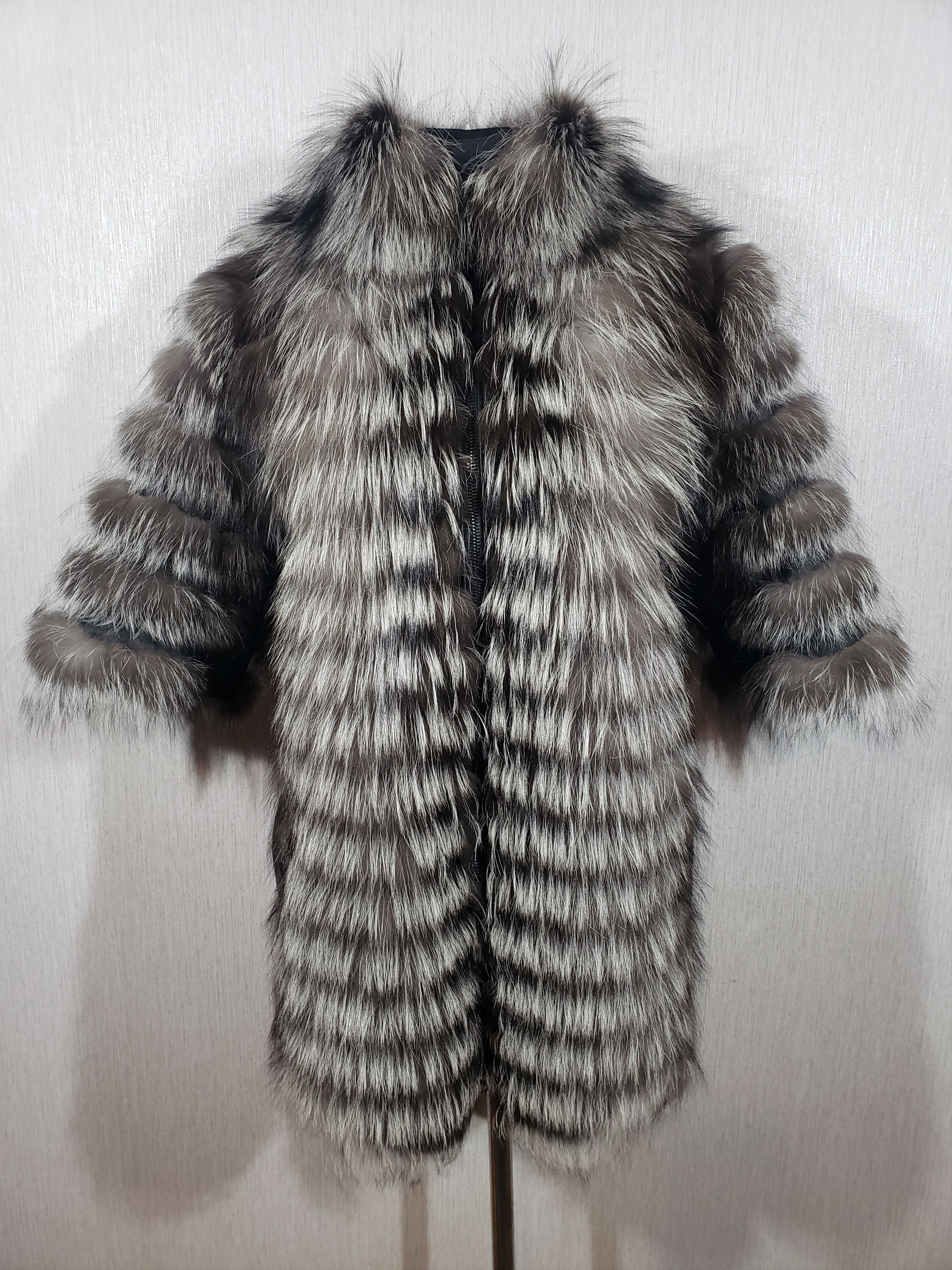 Furla Women's warm fur jacket. Size L / US 10 / IT 46 - 1 Thumbnail