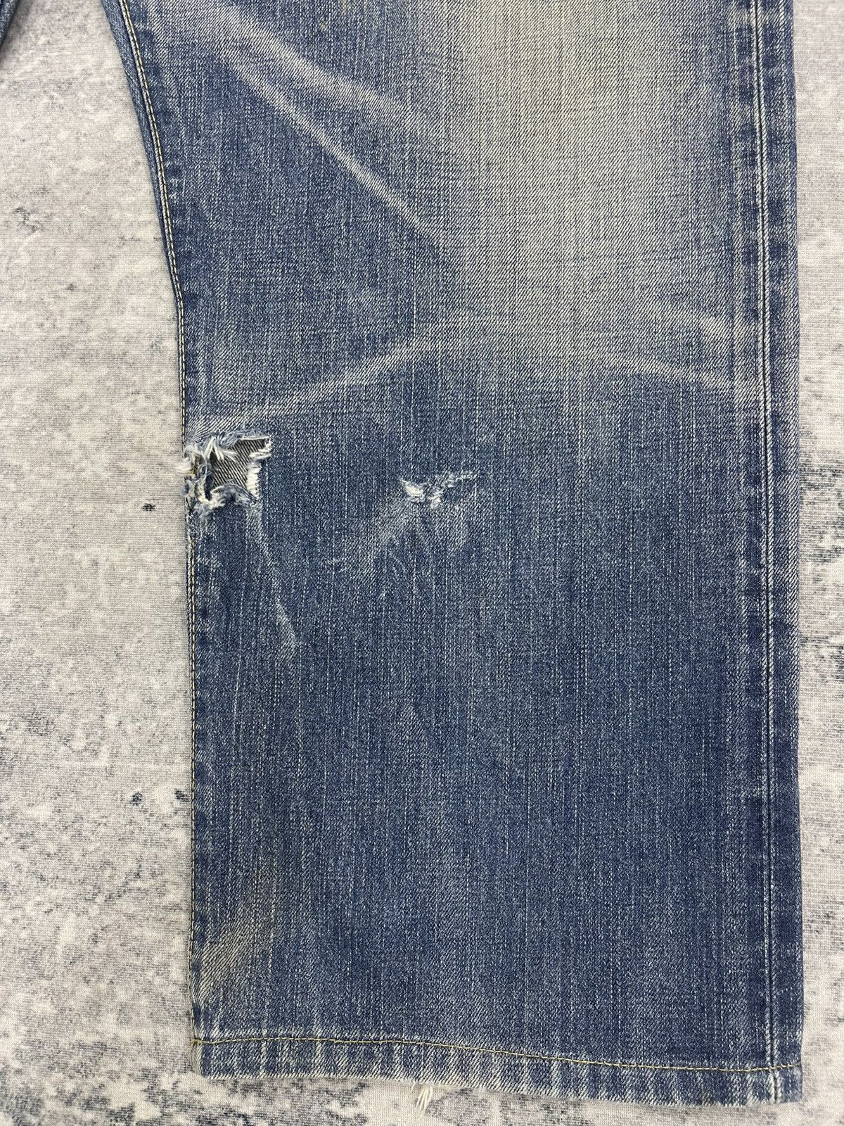 Edwin Vintage Edwin Distressed Salvage denim pants Size US 38 / EU 54 - 4 Thumbnail