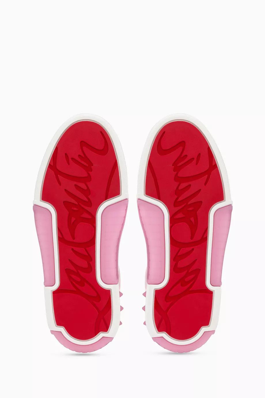 Christian Louboutin oc11z0425 Astroloubi Donna Flat in Pink Size US 8.5 / IT 38.5 - 5 Thumbnail