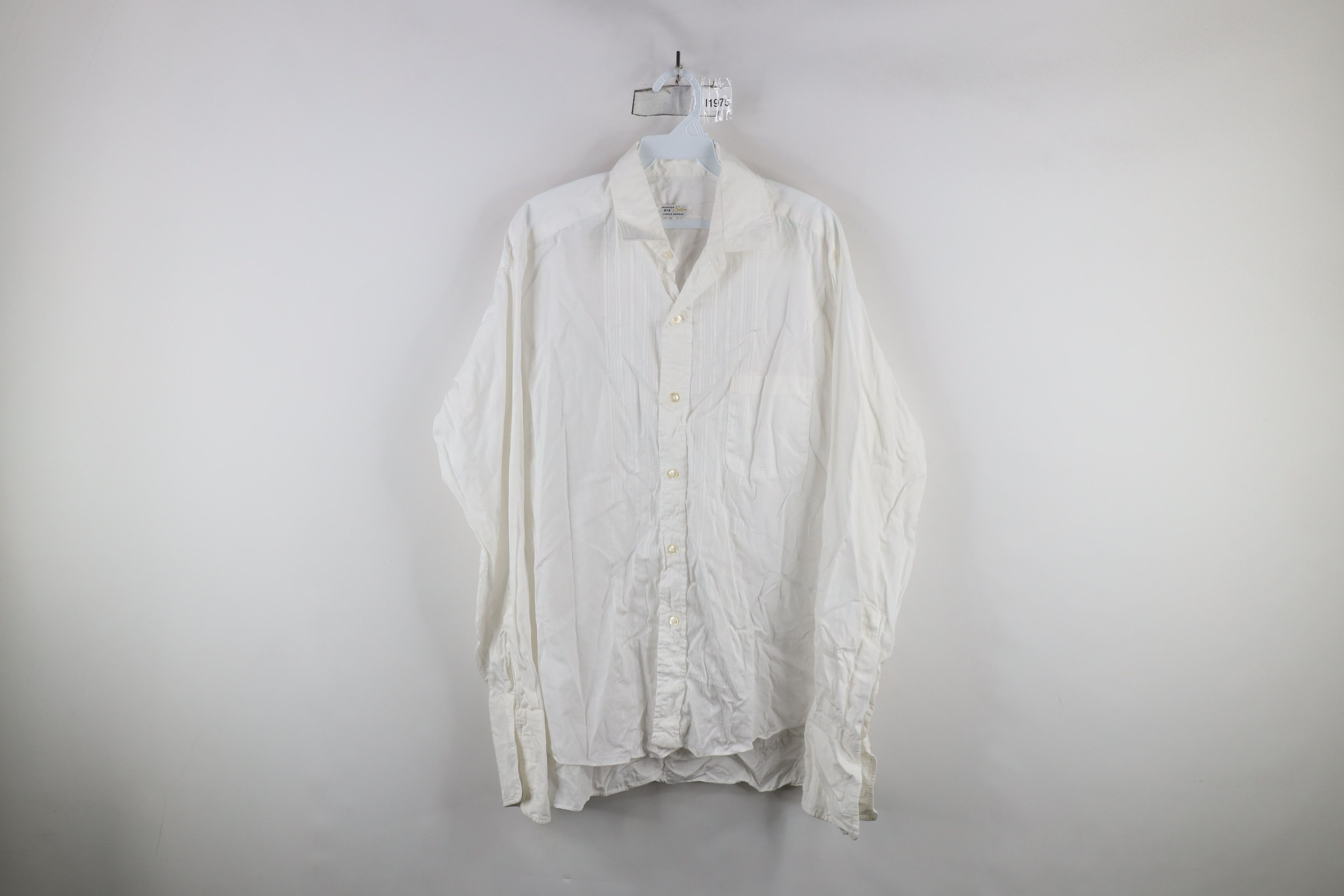 Vintage Vintage 50s Single Needle French Cuff Button Shirt USA Size US M / EU 48-50 / 2 - 1 Thumbnail
