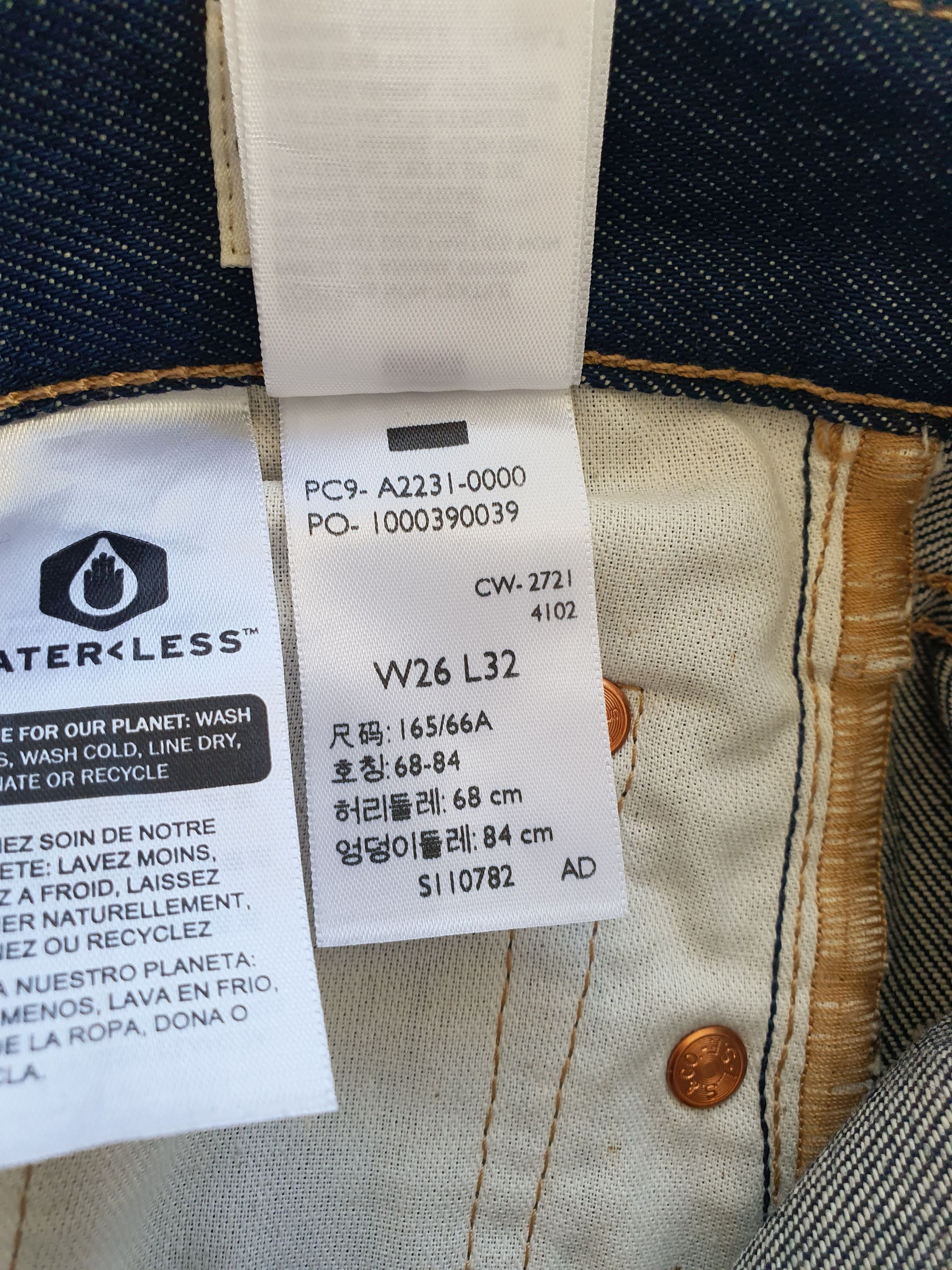 Levi's Made & Crafted ''80's 501 Denim Jeans'' - Selvedge (A2231-0000) - W26 L32 Size US 26 / EU 42 - 8 Thumbnail