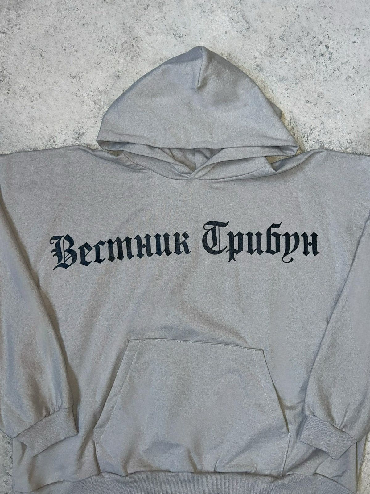 Yeezy YZY Gosha HD-01 Dark Grey Hoodie Size US M / EU 48-50 / 2 - 2 Thumbnail
