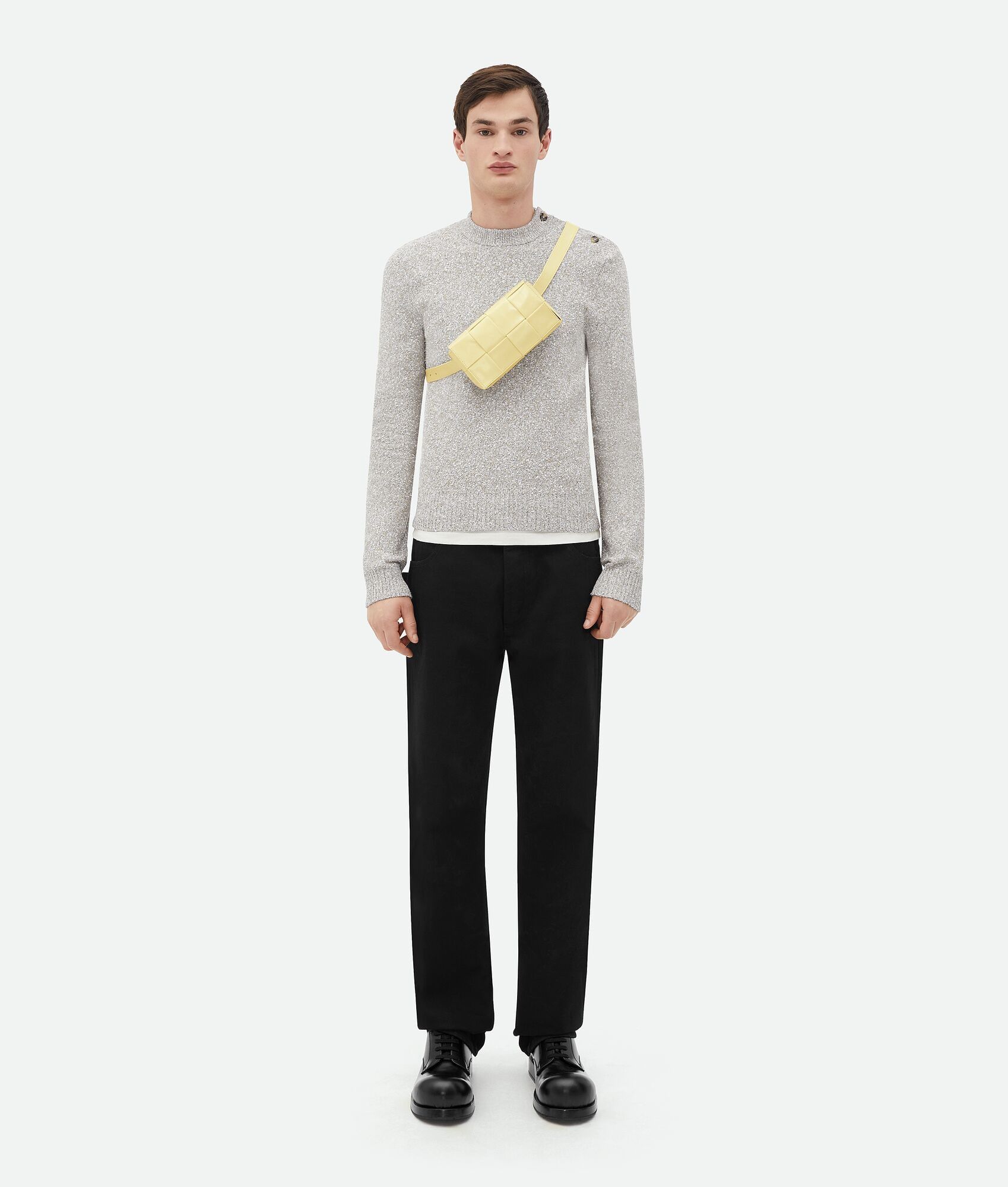 Bottega Veneta o1n1vont0225 Size: OS / Cassette Belt Bag in Lemon Size ONE SIZE - 4 Thumbnail