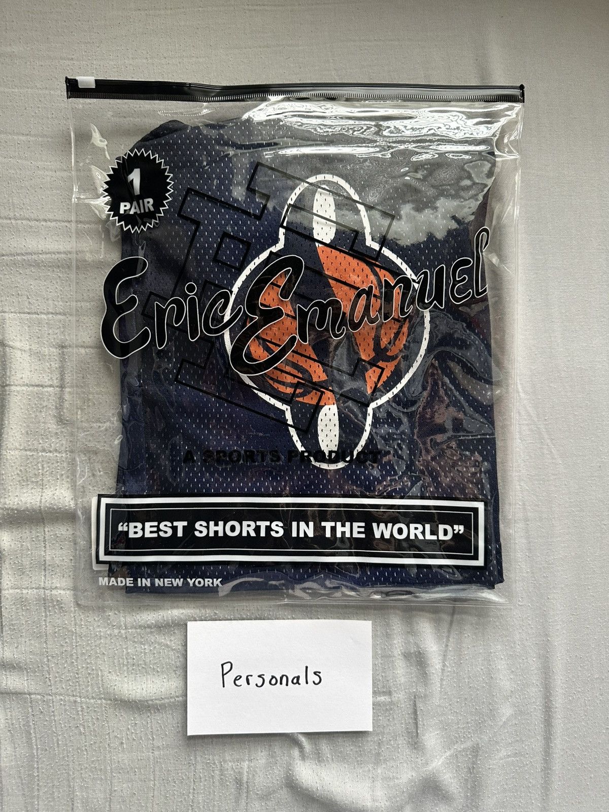 Eric Emanuel × NCAA Eric Emanuel Syracuse University Basic Shorts Large Size US 34 / EU 50 - 2 Thumbnail