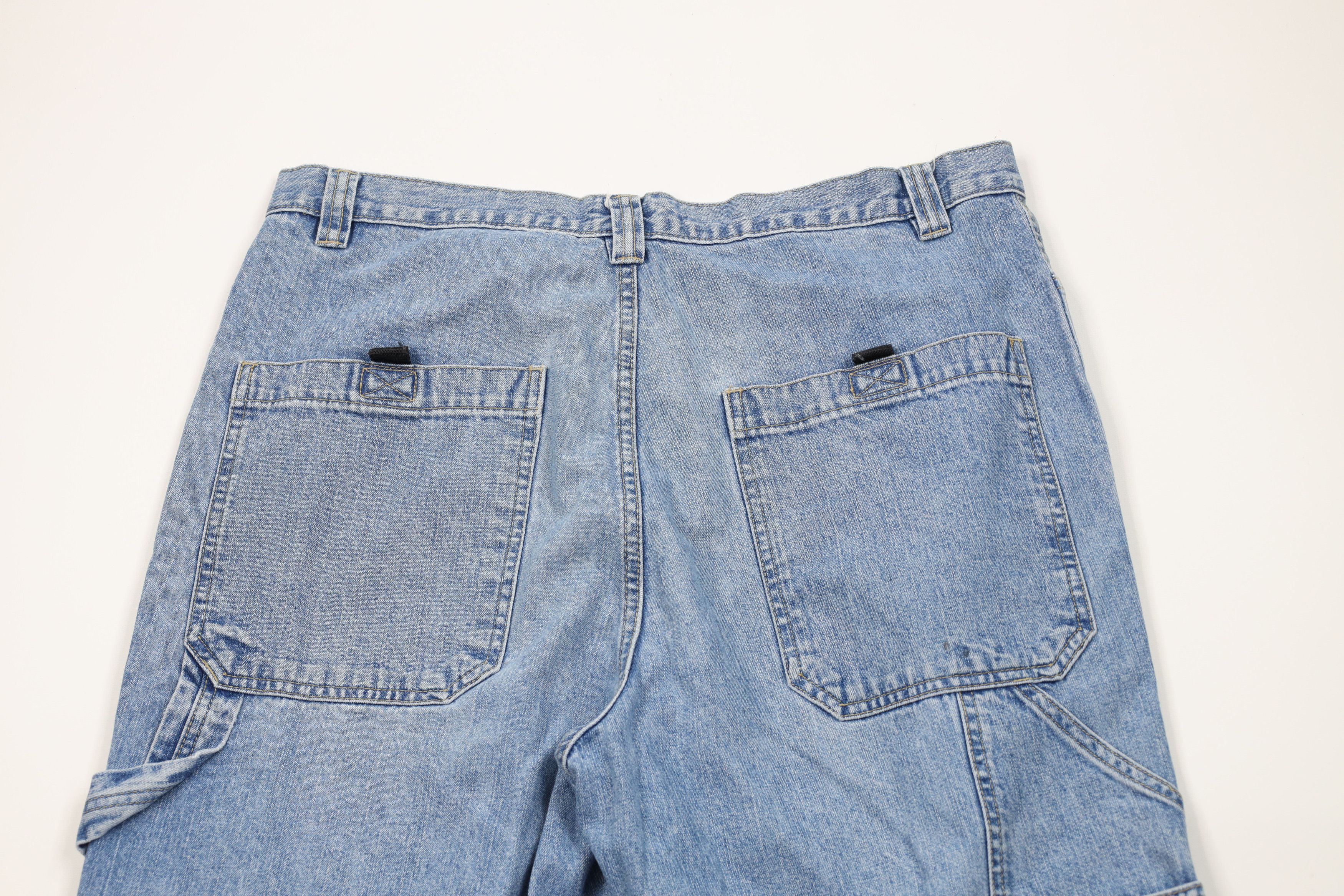 Vintage Vintage 90s Y2K Streetwear Wide Leg Skateboard Jeans Blue Size US 36 / EU 52 - 9 Thumbnail