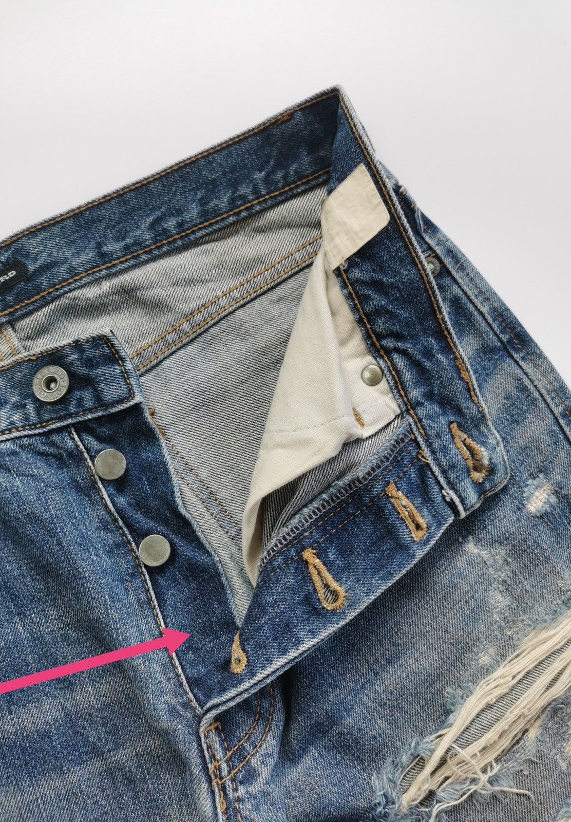 Lounge Lizard Lounge Lizard Japan Destroyed Jeans Size US 30 / EU 46 - 5 Thumbnail