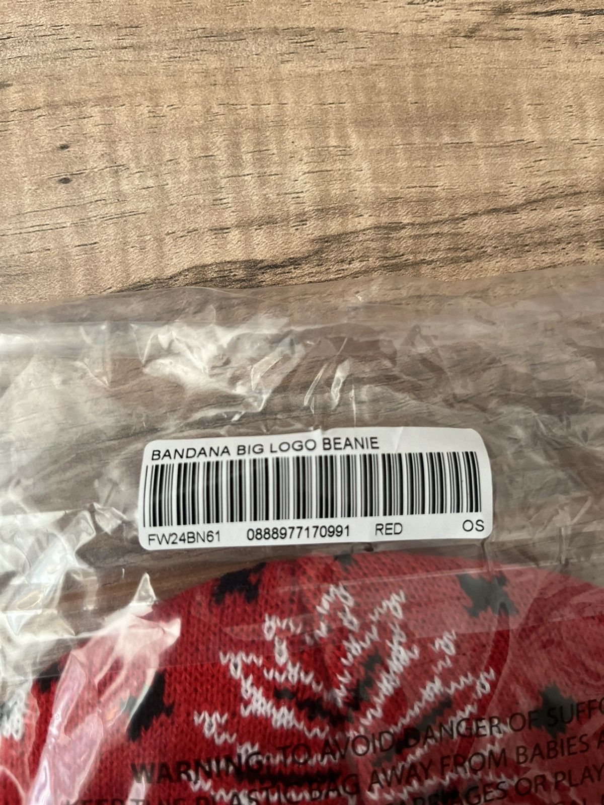 Supreme Supreme Bandana Big Logo Beanie Size ONE SIZE - 4 Thumbnail