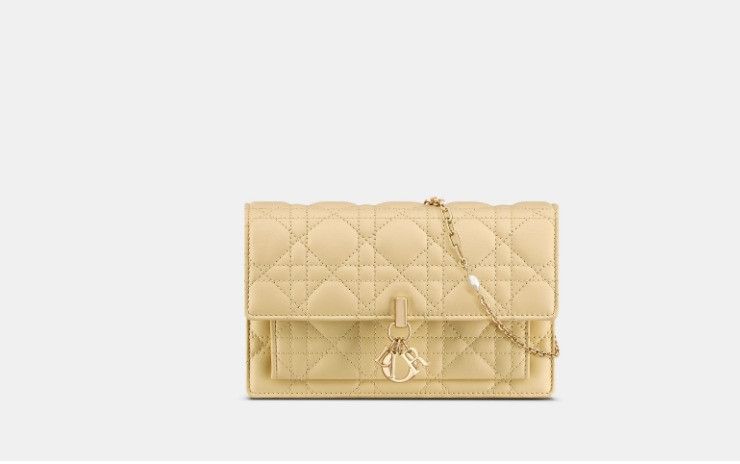 Dior o1w1db10225 Size: OS / S0937ONMJ Pouch in Pale Yellow Size ONE SIZE - 2 Thumbnail