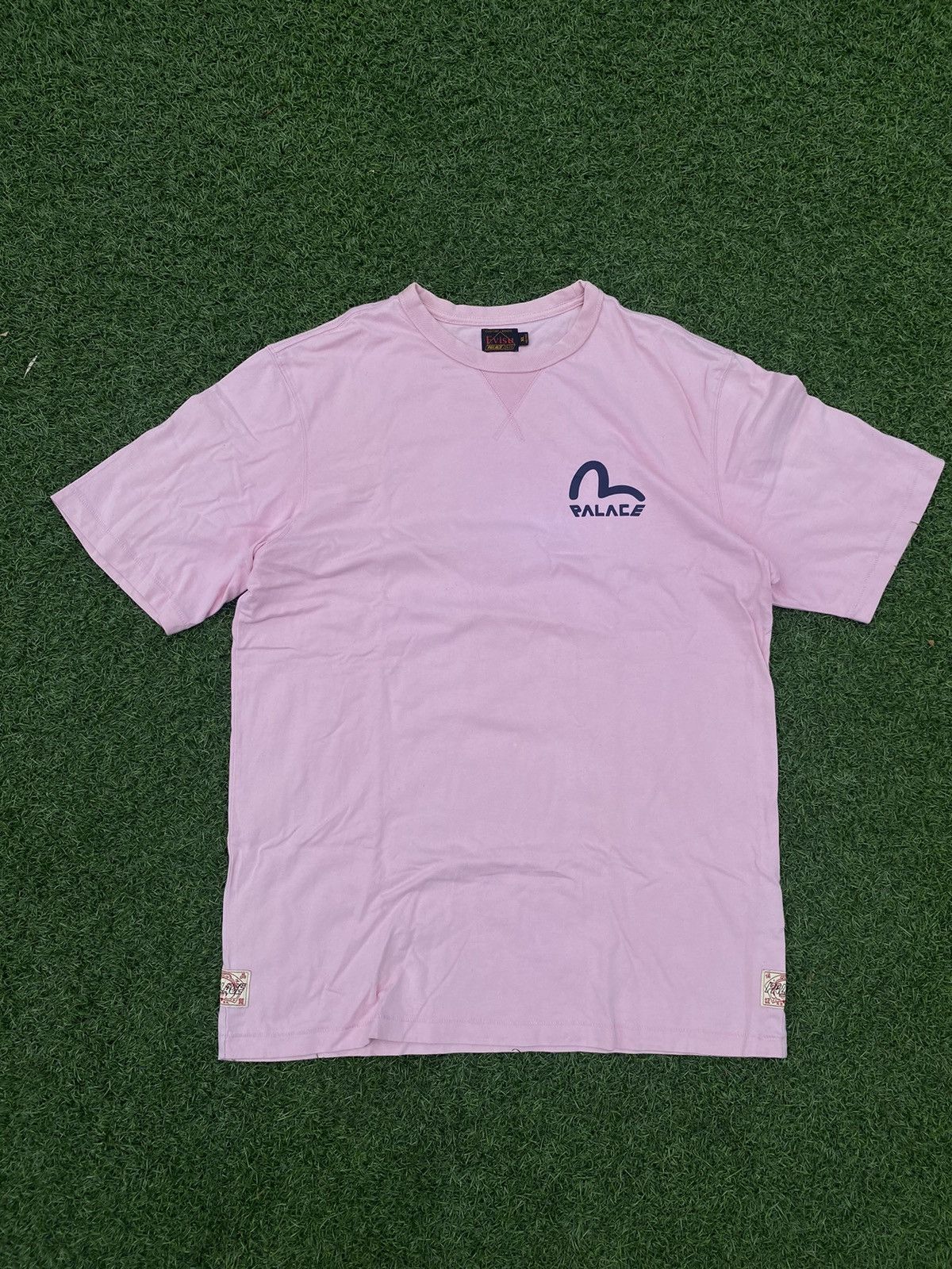 Evisu × Palace EVISU X PALACE BIG LOGO SEAGULL PINK T SHIRT Size US XL / EU 56 / 4 - 1 Thumbnail