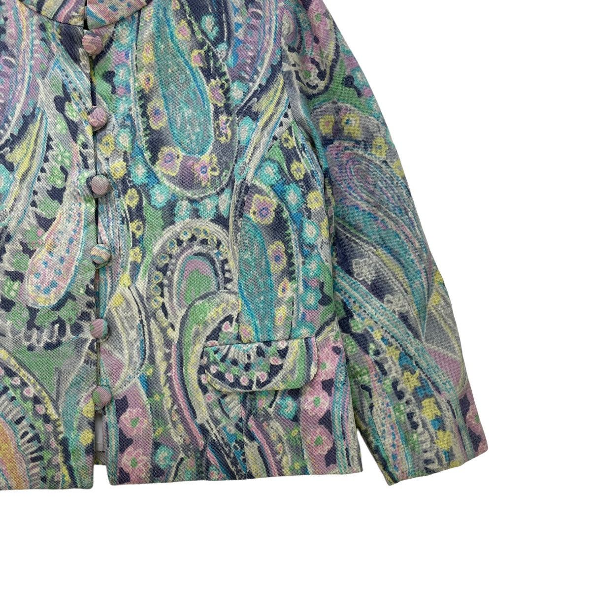 Japanese Brand Japanese Brand ART Paisley Full Print Chinese Jacket Size M / US 6-8 / IT 42-44 - 5 Thumbnail