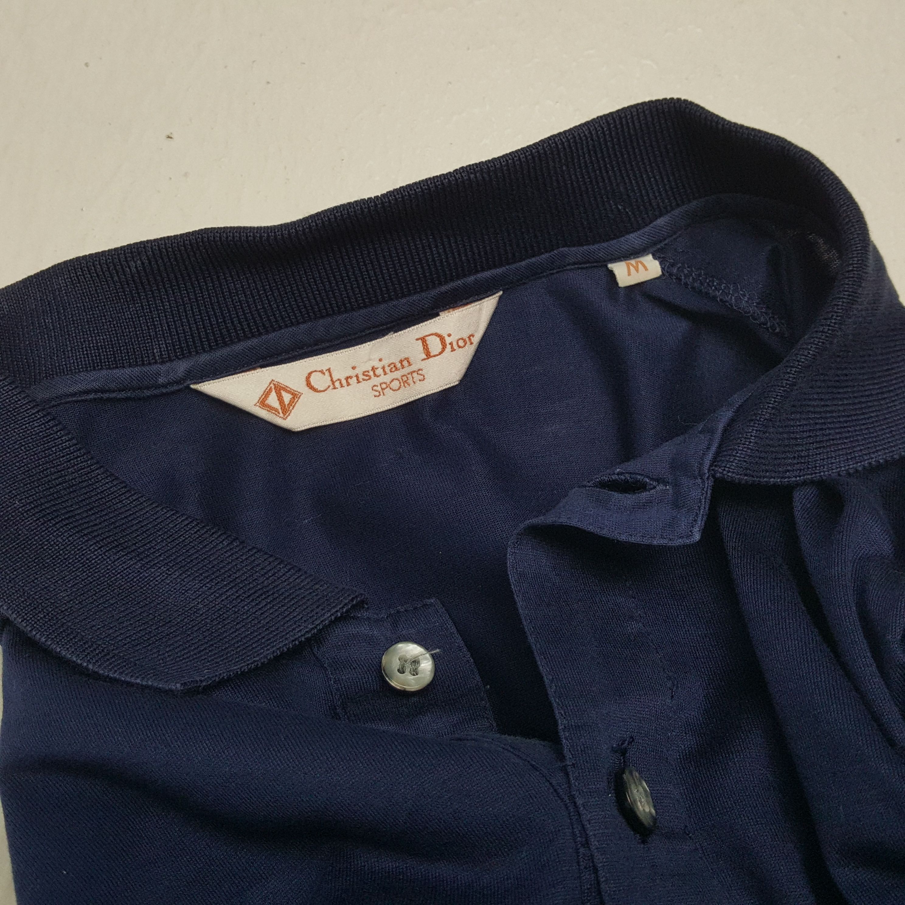 Christian Dior Monsieur × Vintage CHRISTIAN DIOR Fashion Style Long Sleeve Polos dp1 Size US M / EU 48-50 / 2 - 9 Thumbnail