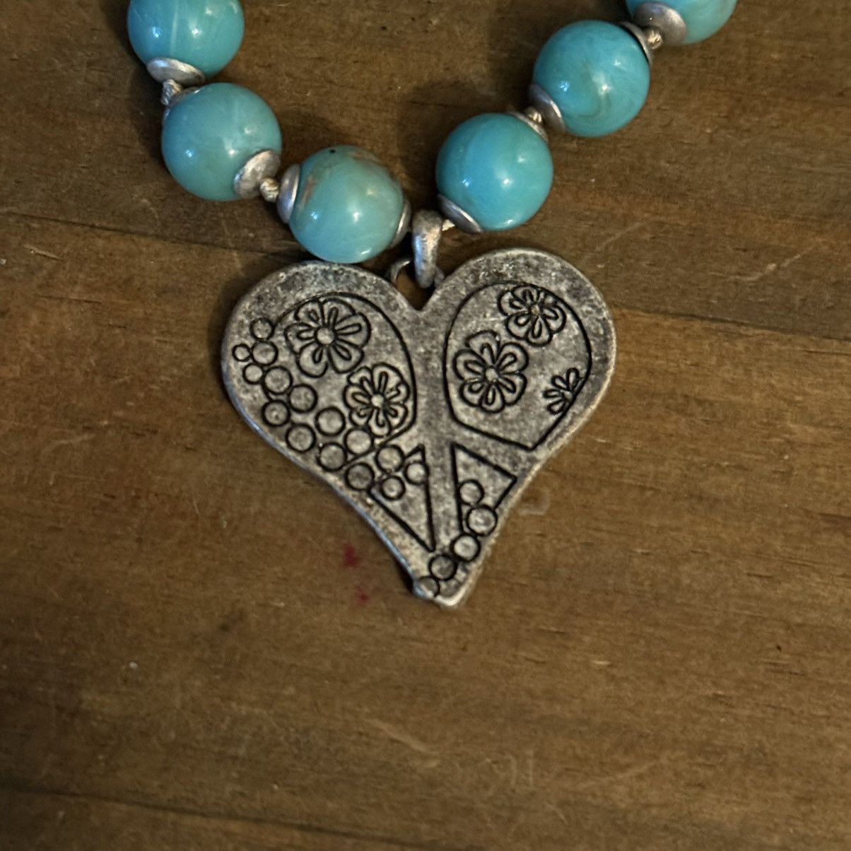 Liz Claiborne Axcess turquoise Healing and Compassion necklace & earrings Size ONE SIZE - 6 Thumbnail