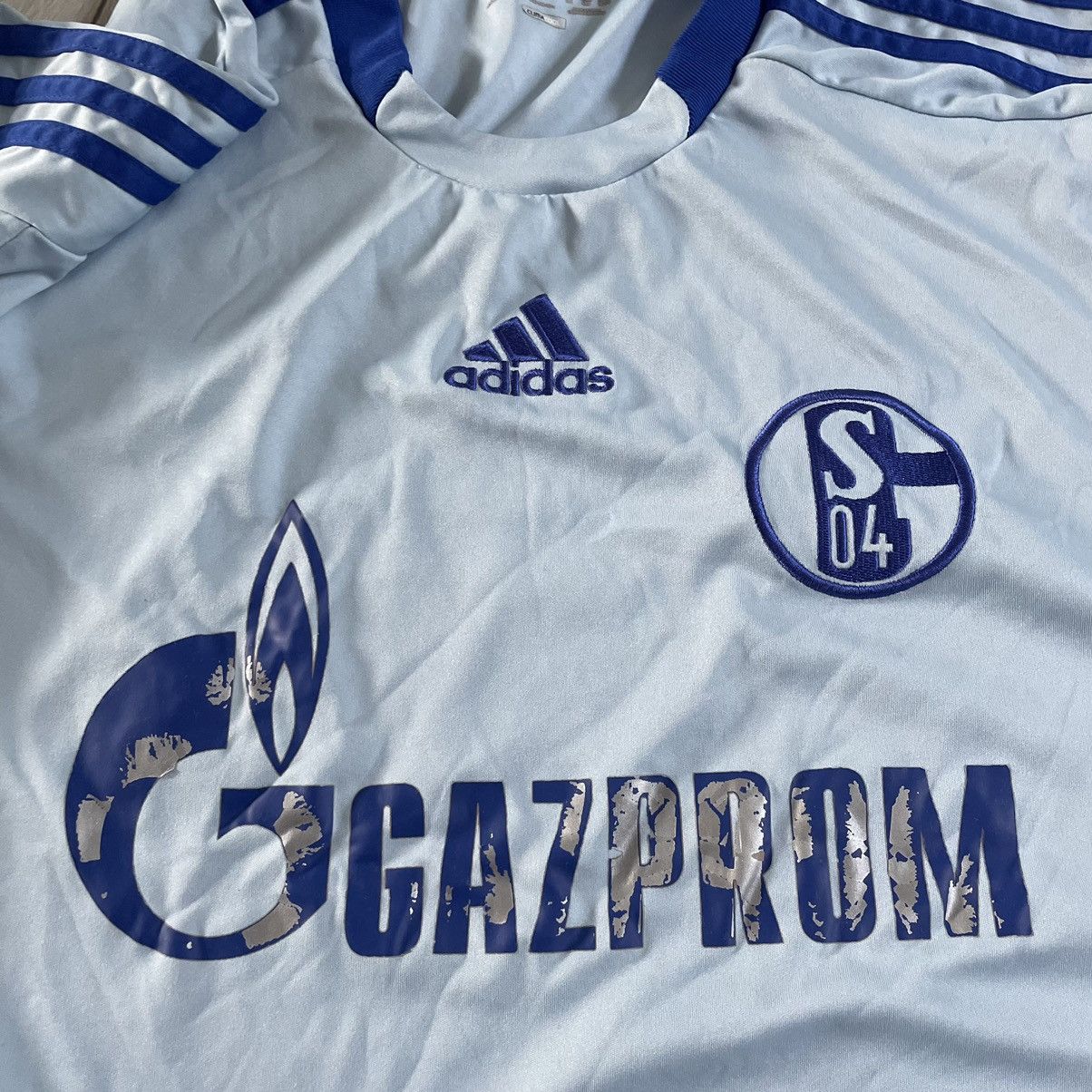 Adidas × Vintage Schalke 04 2010 2011 Adidas Goalkeeper jersey GAZPROM tee Size US XXL / EU 58 / 5 - 7 Thumbnail