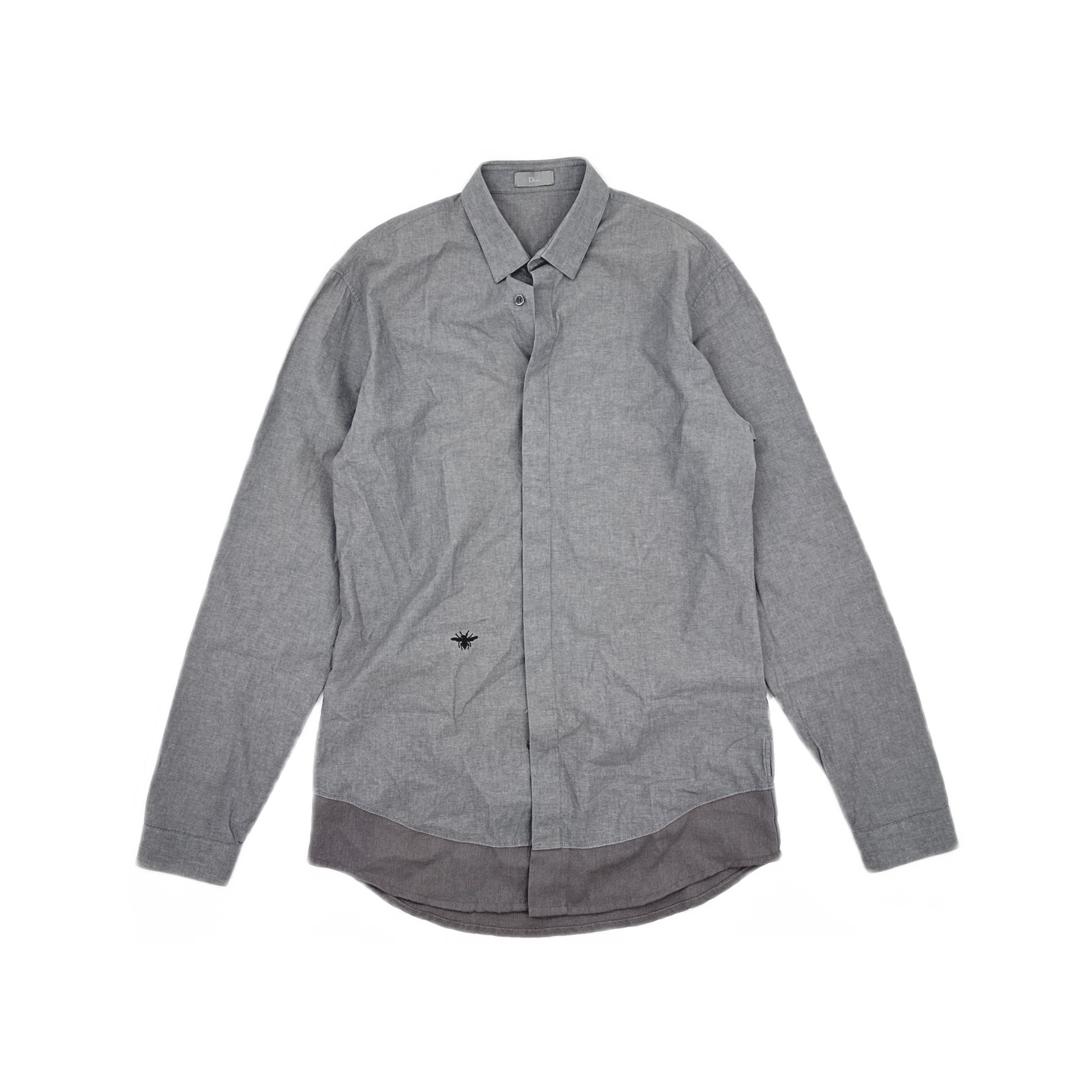 Dior Dior Bee Embroidery Shirt Size M Size US M / EU 48-50 / 2 - 1 Thumbnail