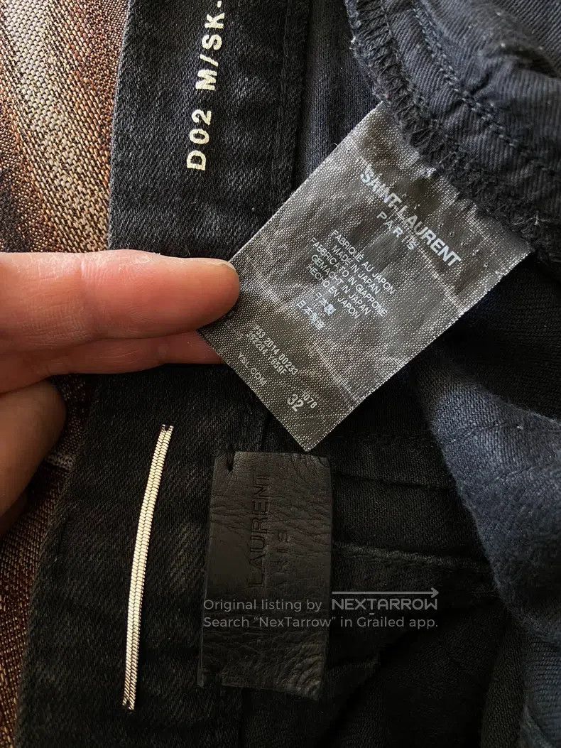 Saint Laurent Paris Saint Laurent Paris Double knee-damaged denim pants, size Size US 32 / EU 48 - 7 Thumbnail