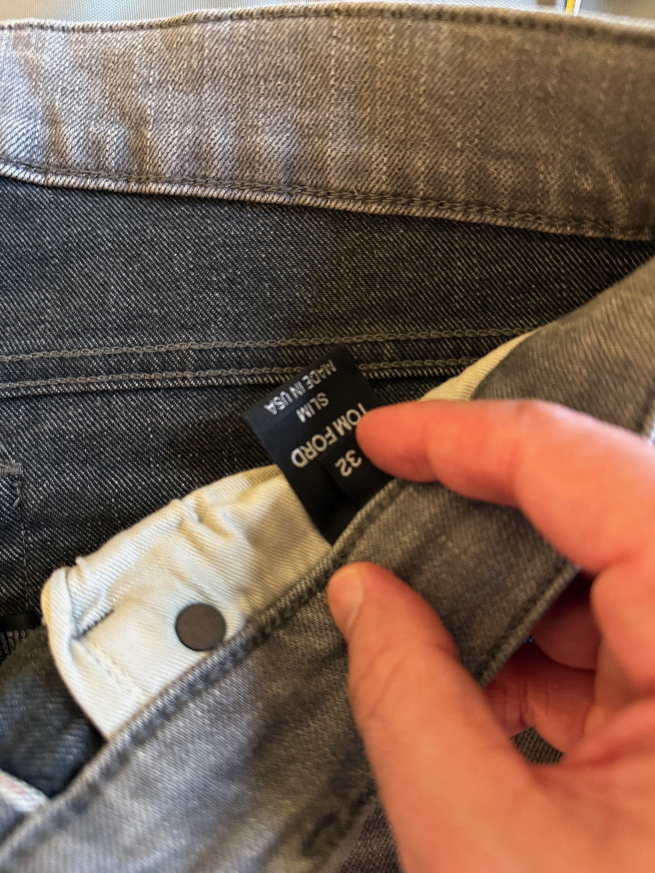 Tom Ford Effortless Cool $1K w/tax Contrast Cuff Selvedge w/stretch Size US 32 / EU 48 - 18 Thumbnail