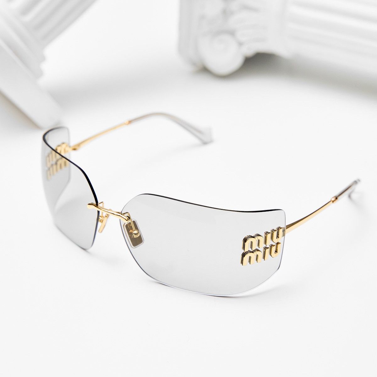 Miu Miu MIU MIU 0MU 54YS 5AK30B SUNGLASSES Size ONE SIZE - 2 Thumbnail