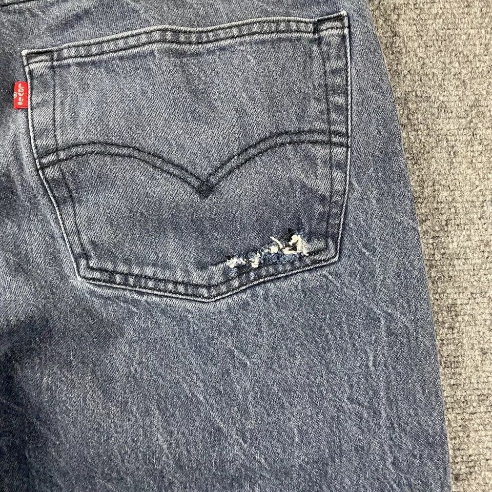 Levi's Levi's Jeans Mens 42x28 Denim Button Fly 501xx Distressed Size US 42 / EU 58 - 8 Thumbnail