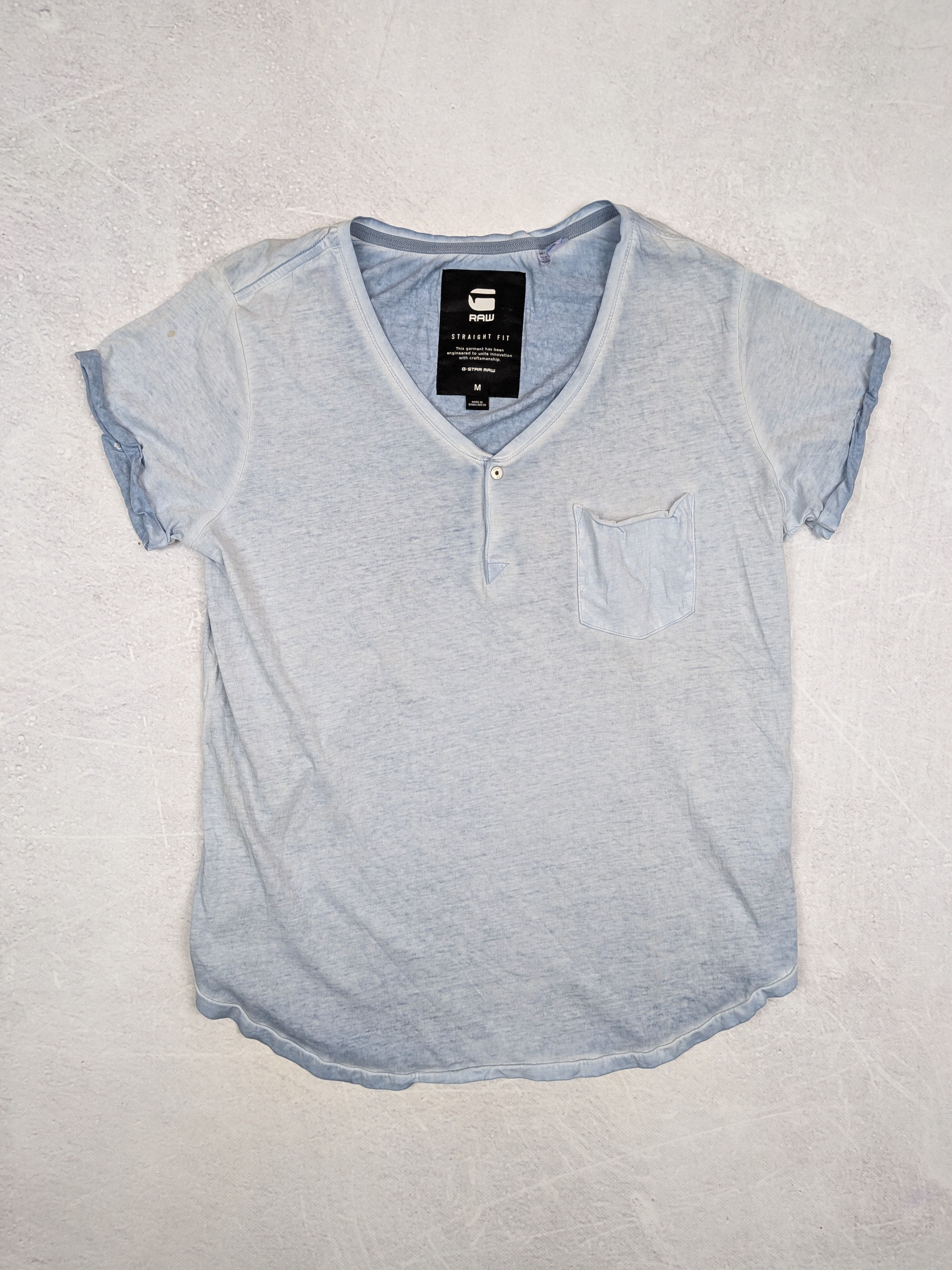 G-Star G-Star Raw T-shirt Organic Cotton Distressed Look Size M Size US M / EU 48-50 / 2 - 2 Thumbnail