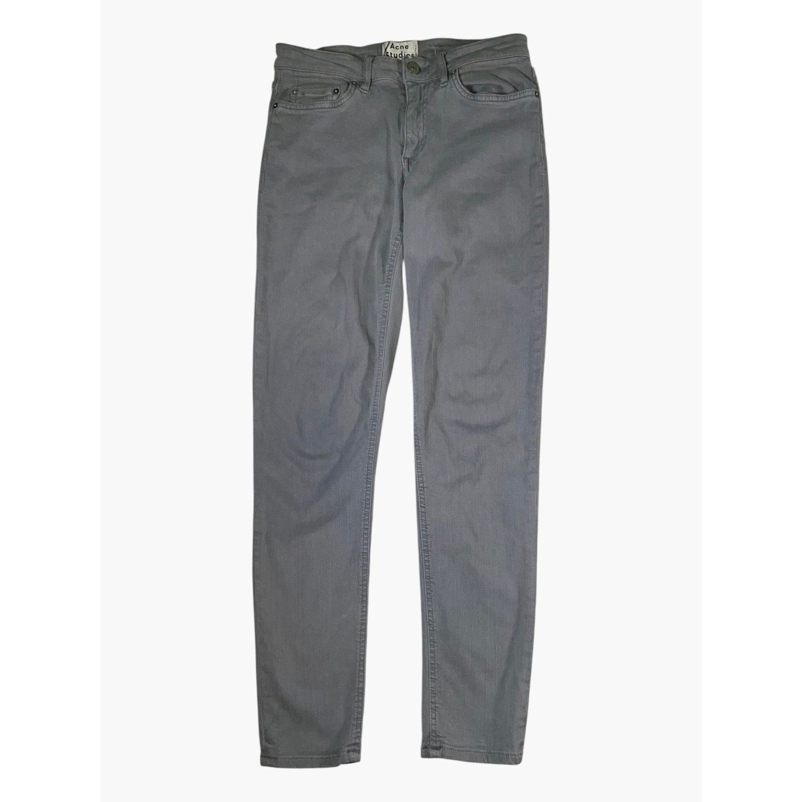 Acne Studios Acne Studios Plain Grey Wash Jeans Size US 26 / EU 42 - 1 Thumbnail