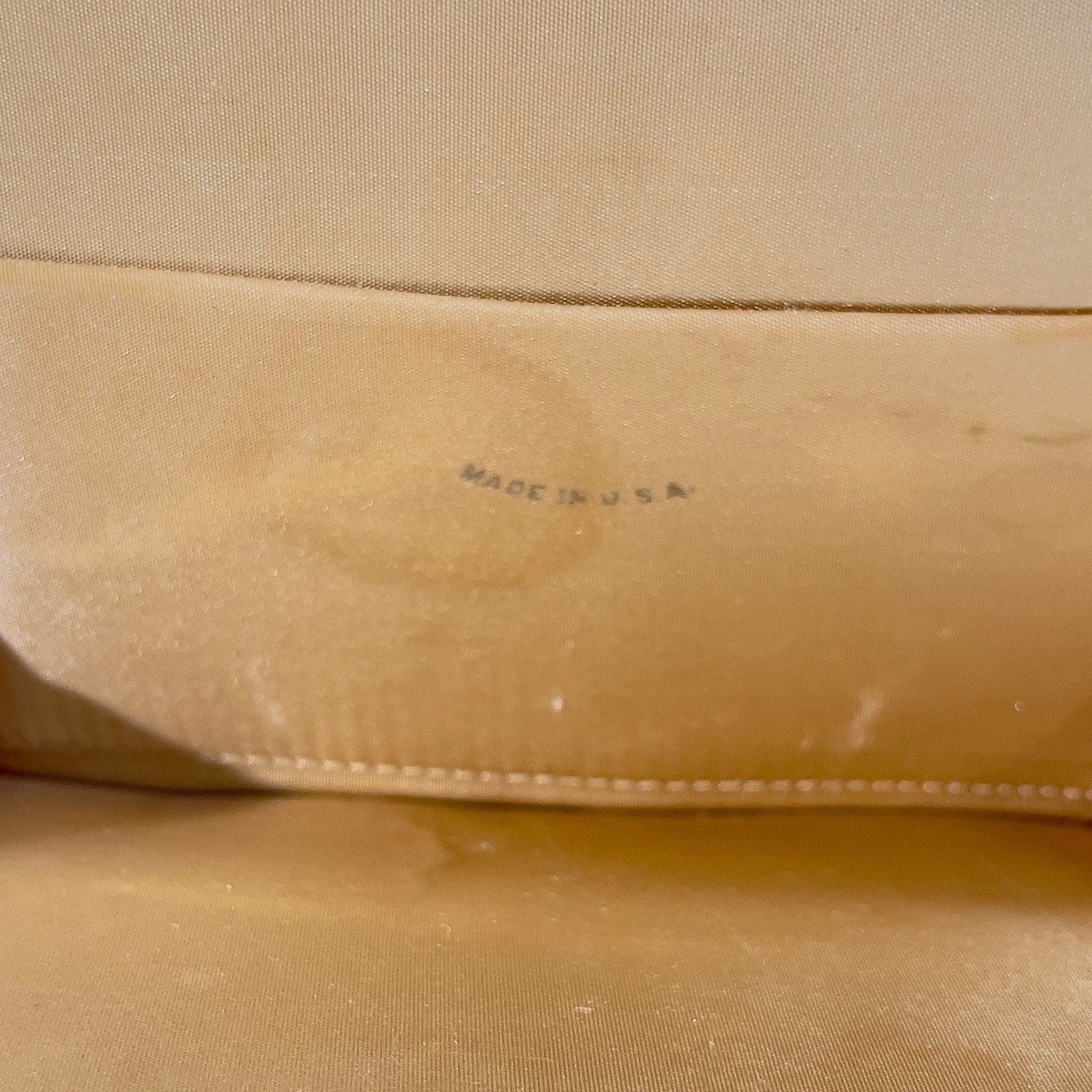 Vintage Clutch Purse Made in USA 11.5"x5.5" Gold Metallic Chain Size ONE SIZE - 4 Thumbnail
