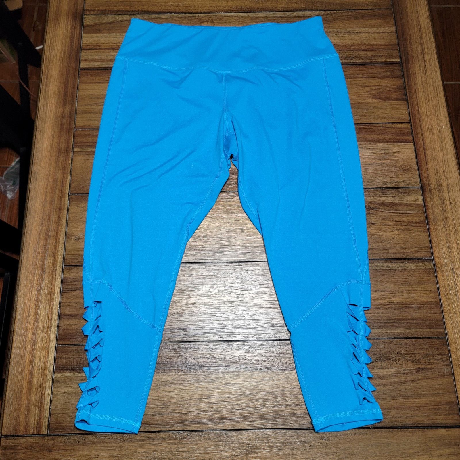 Other DSG Royal Blue Leggings w/ Cut Out Cuffs - Size 1X Size 33" - 1 Thumbnail