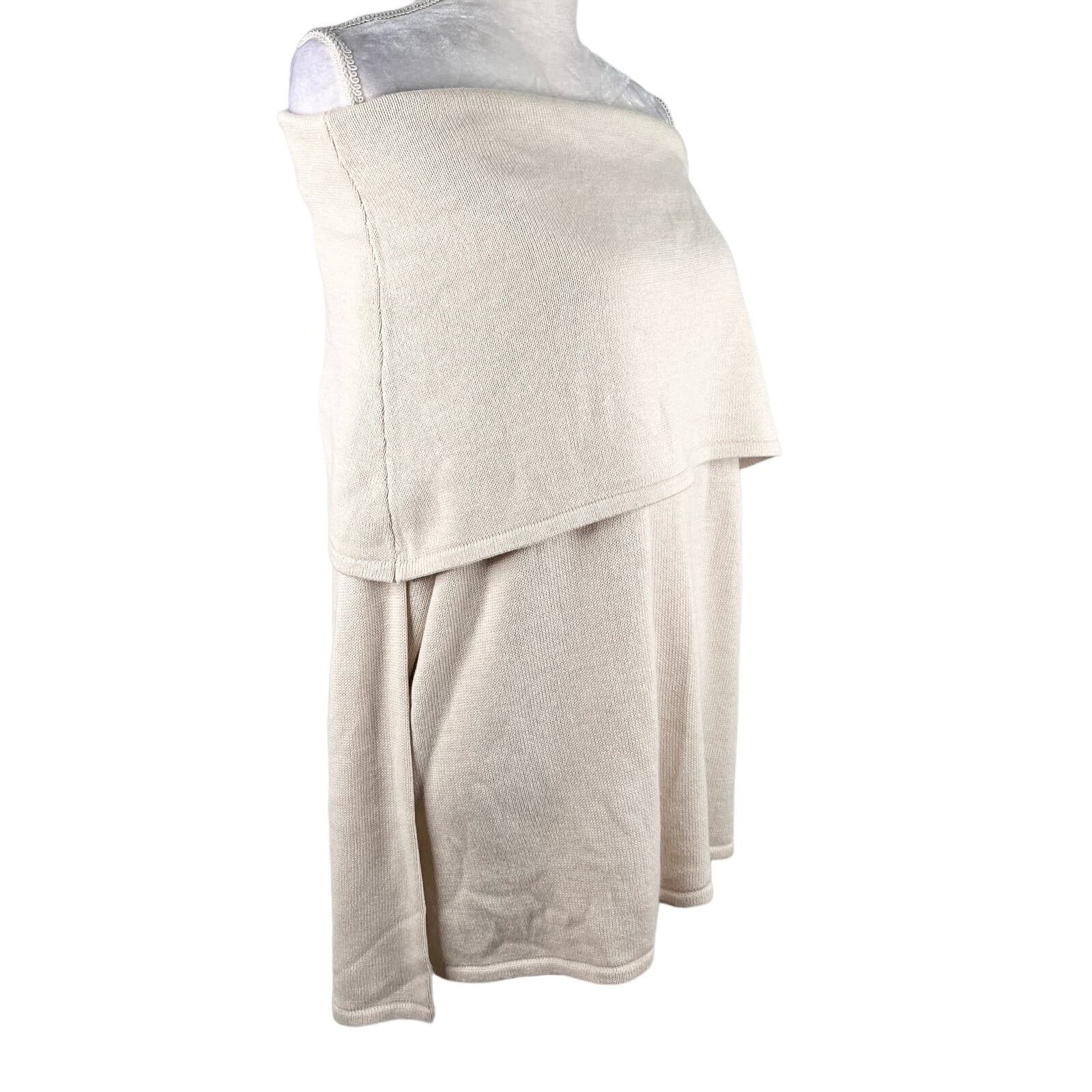 Other Sugarlips Sweater Off Shoulder M/L Cream Long Sleeve New Size L / US 10 / IT 46 - 3 Thumbnail