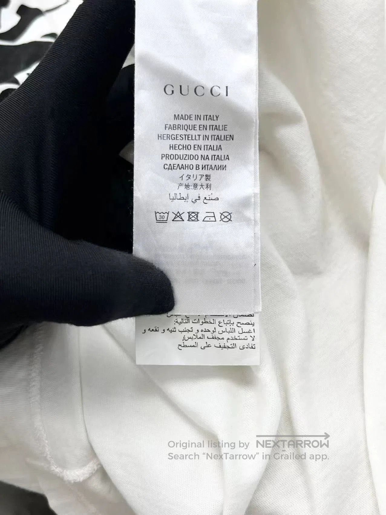 Gucci gucci white short sleeve t. Size US S / EU 44-46 / 1 - 5 Thumbnail