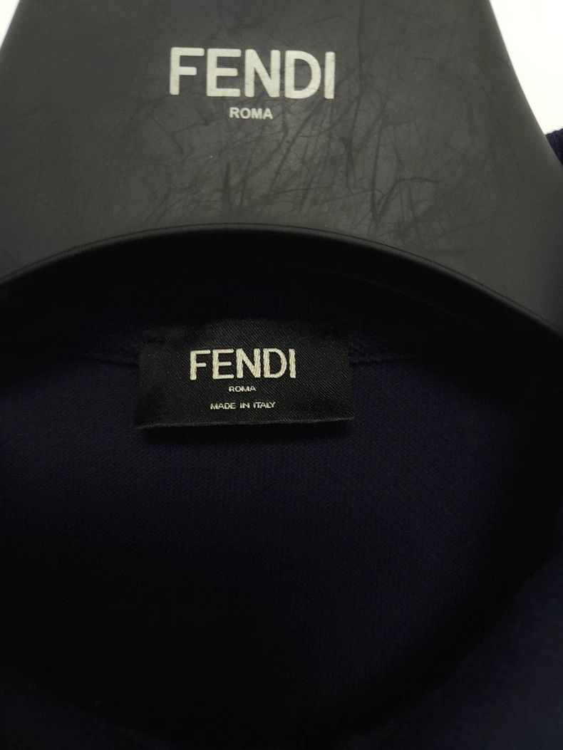 Fendi Fendi Embroidered Short Sleeve Polo Shirt Size US S / EU 44-46 / 1 - 4 Thumbnail