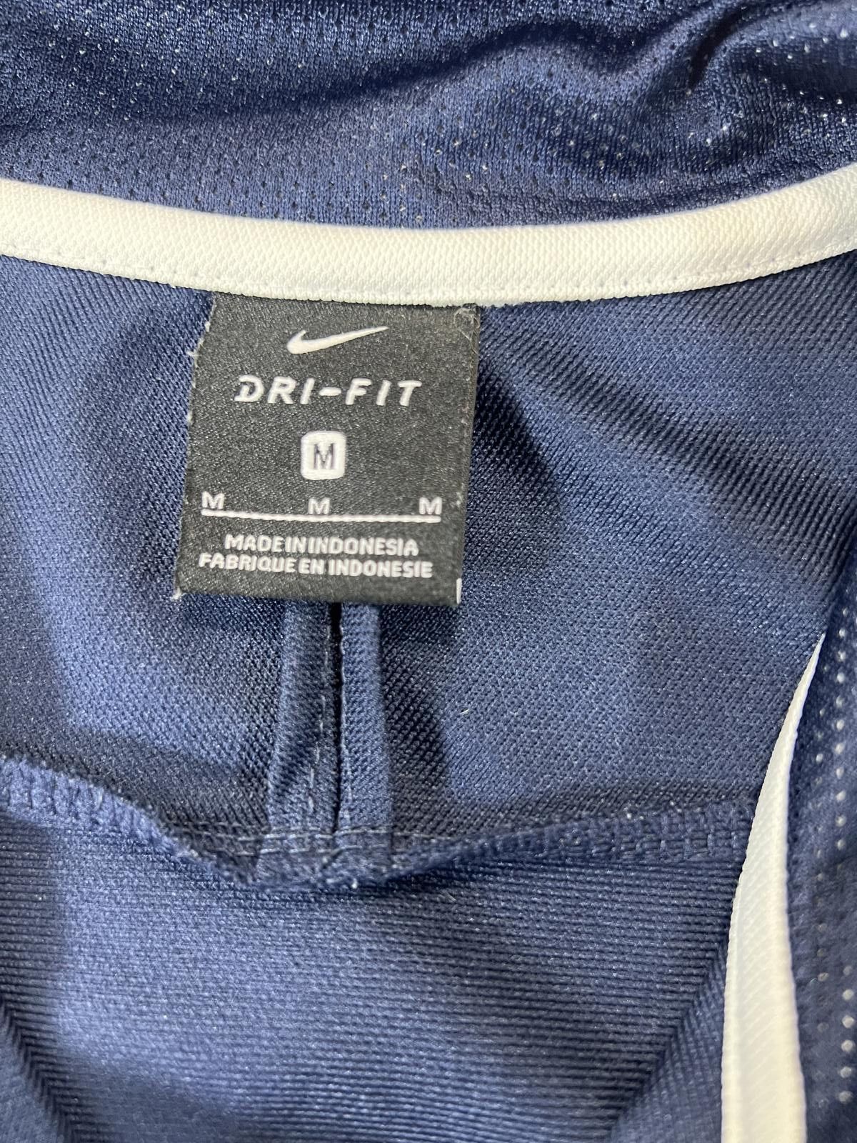 Nike Nike Dri-FIT Navy Blue Full-Zip Athletic Jacket Size US 32 / EU 48 - 3 Thumbnail