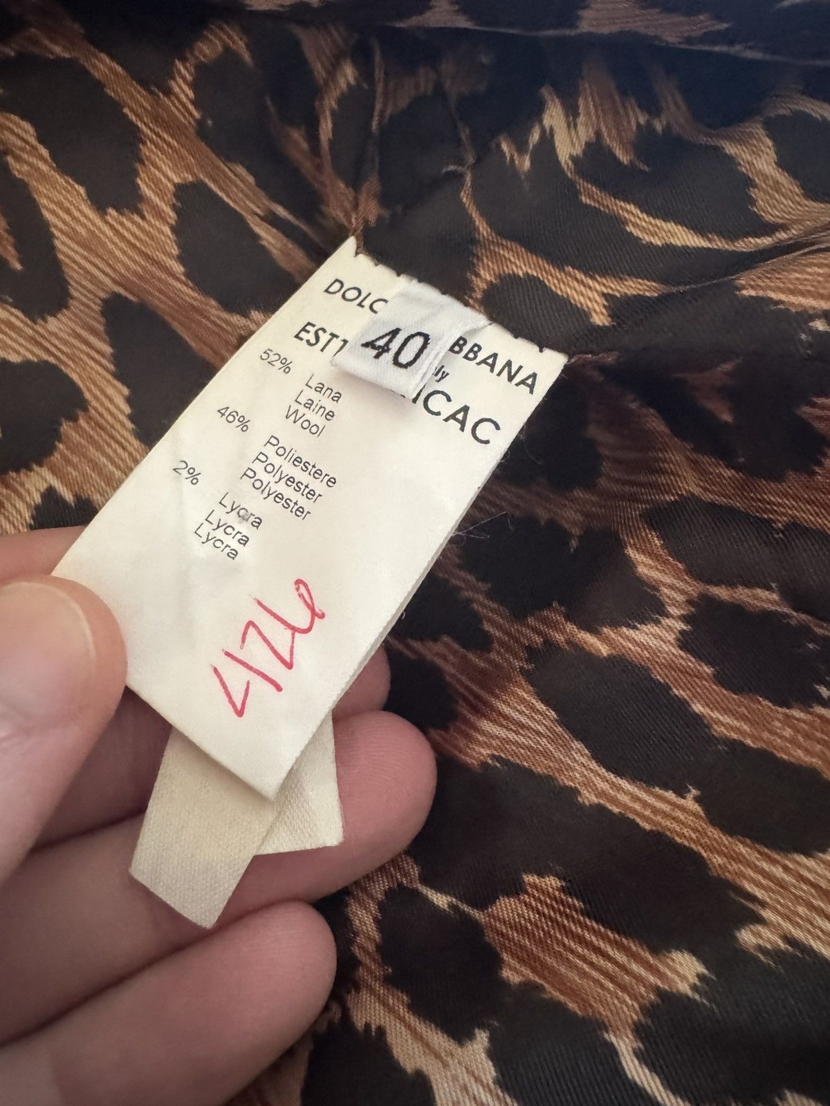 Dolce & Gabbana × Vintage Dolce Gabbana vintage double-breasted wool woman's blazer Size S / US 4 / IT 40 - 12 Thumbnail