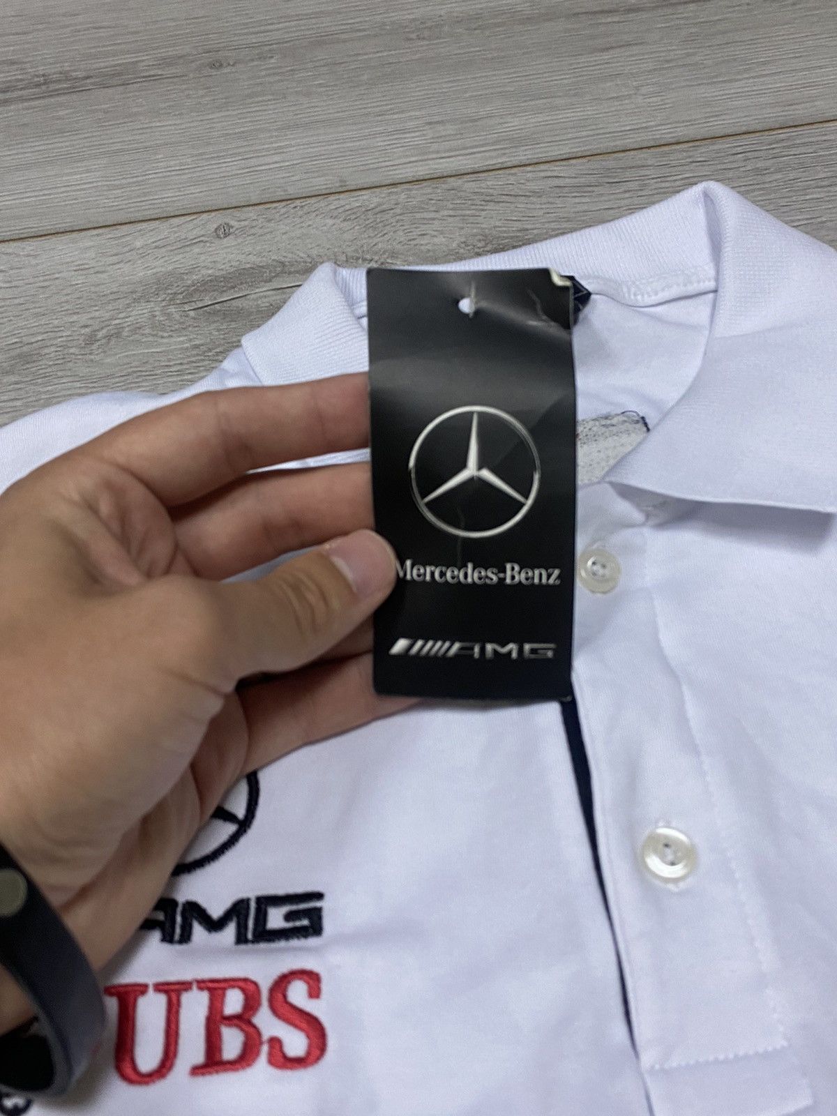 Mercedes-Benz Mercedes Benz AMG Pirelli Tommy Hilfiger vintage polo Size US L / EU 52-54 / 3 - 2 Thumbnail